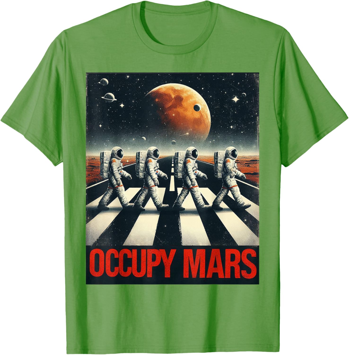 Astronauts Walking on Mars T-Shirt Perfect for Space Lovers and Adventurers - 21