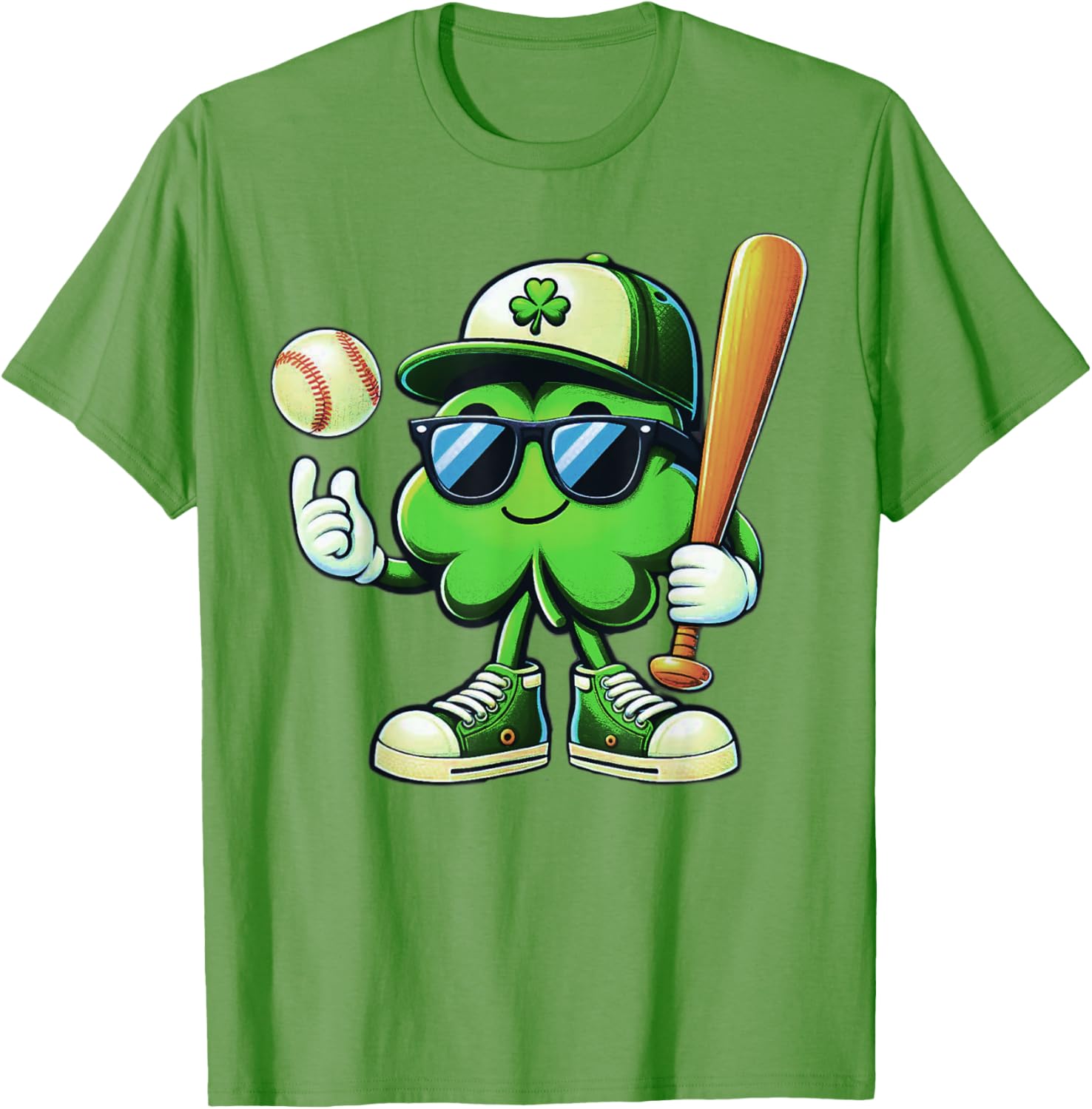 Funny Shamrock Baseball Shirts for Boys Kids St Patricks Day T-Shirt - 16