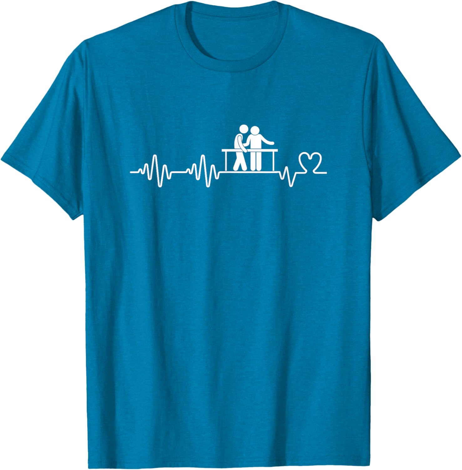Funny Physical Therapist Heartbeat Man T-Shirt for Therapy Lovers - 10