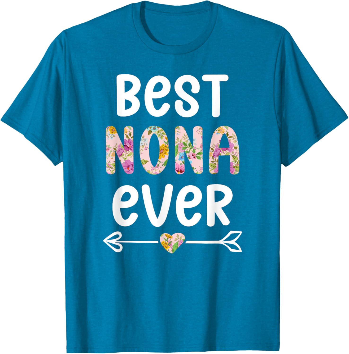 Best Nona Ever T-Shirt for Grandmothers - Cute Gift for Nona - 15