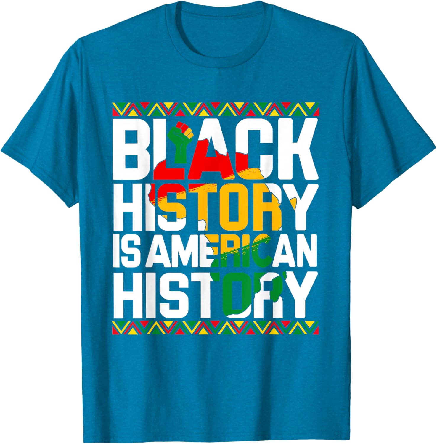 Black History is American History T-Shirt for Melanin Pride and Unity - 16