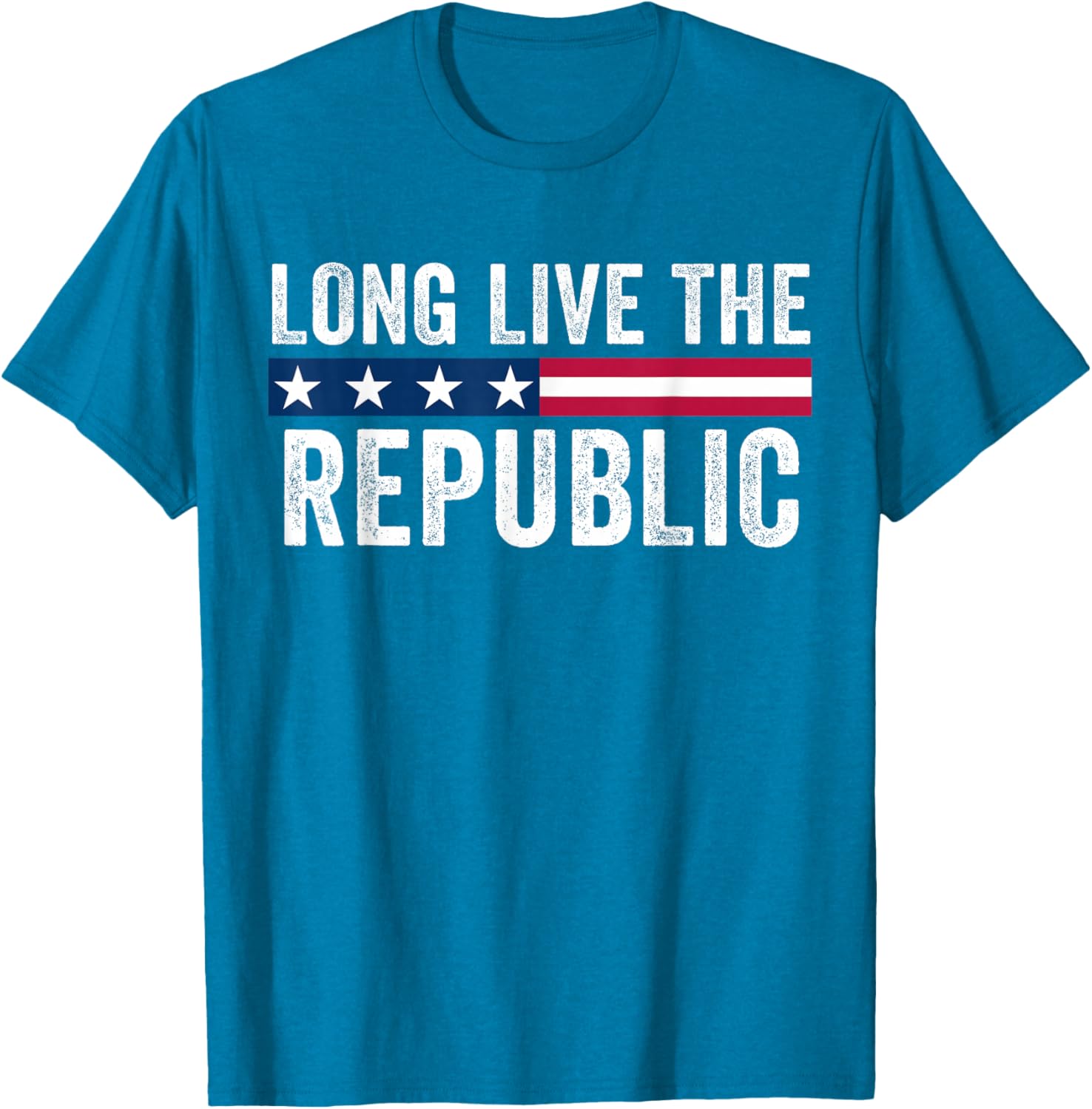 Long Live the Republic American Flag T-Shirt for Patriotic Style - 27