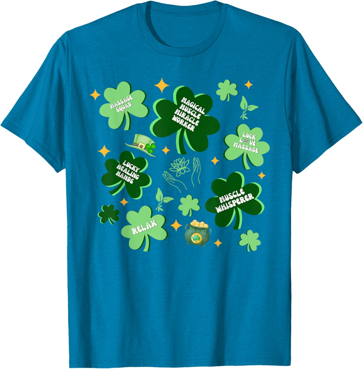 St Patricks Day Massage Therapist Graduation T-Shirt for LMTs - 1