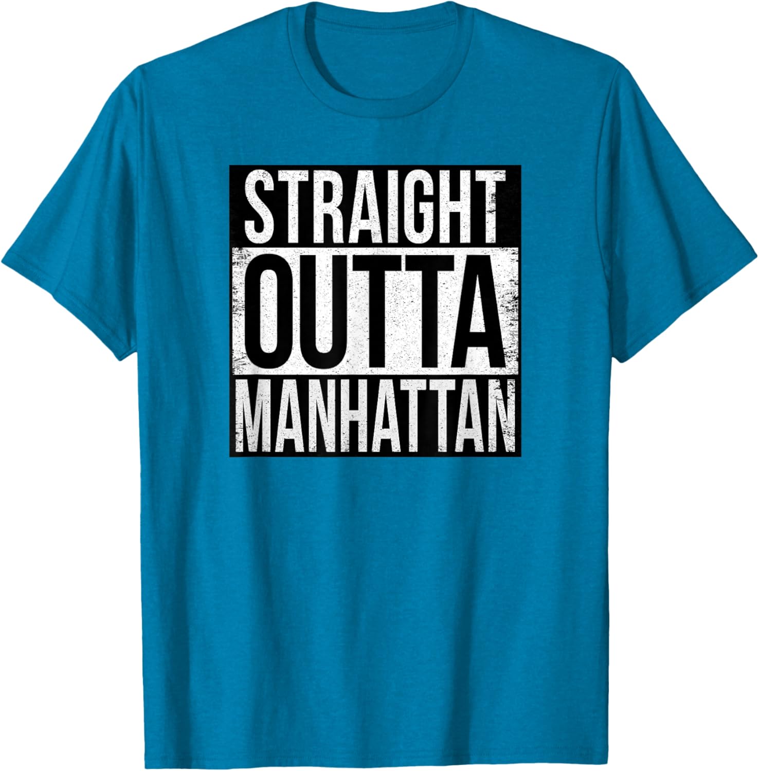 Straight Outta Manhattan T-Shirt for Fun Fashion and City Vibes - 5