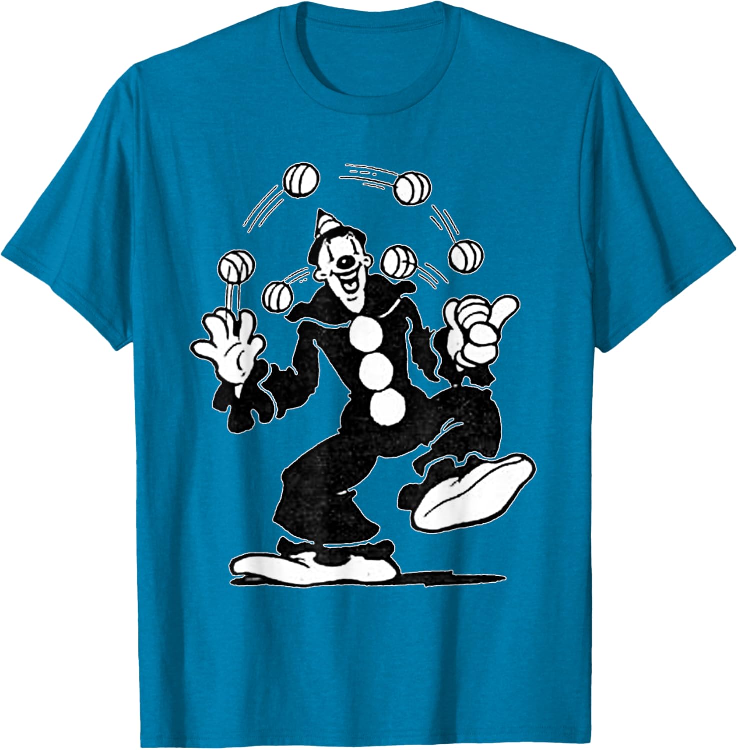 Koko the Clown Vintage Cartoon Juggling T-Shirt for Fun and Style - 26