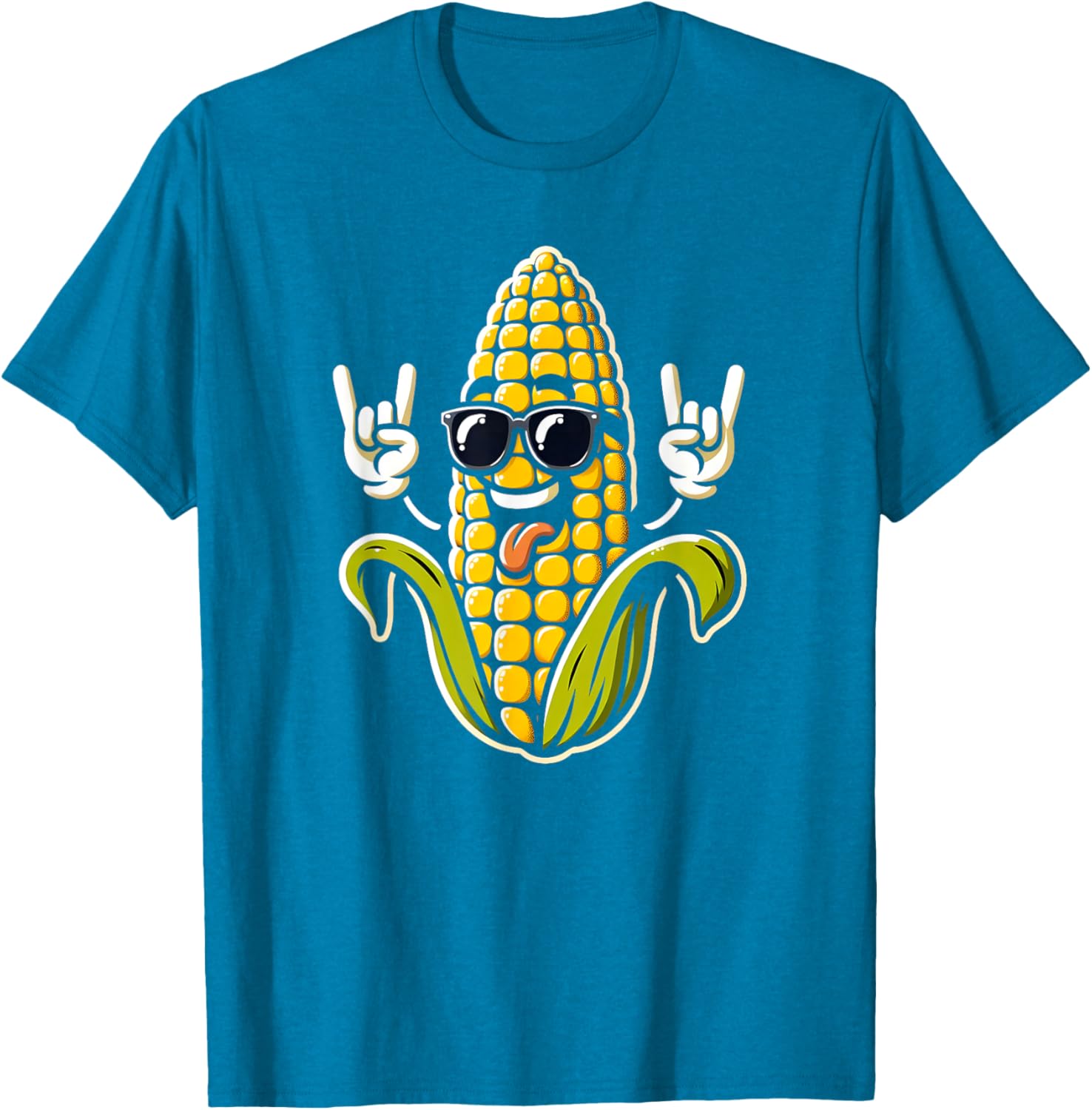 Rock On Corn Sweet Corn Lover T-Shirt for Fun Summer Style - 14