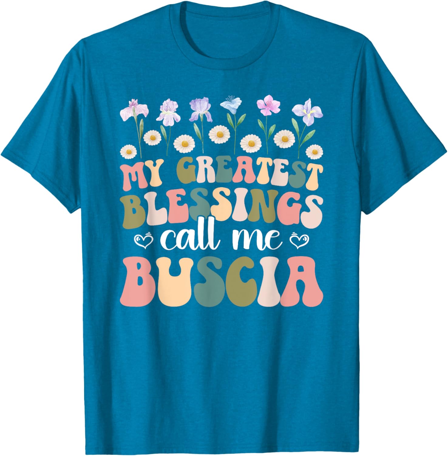 Greatest Blessings Buscia Grandma T-Shirt for Loving Grandmothers - 11