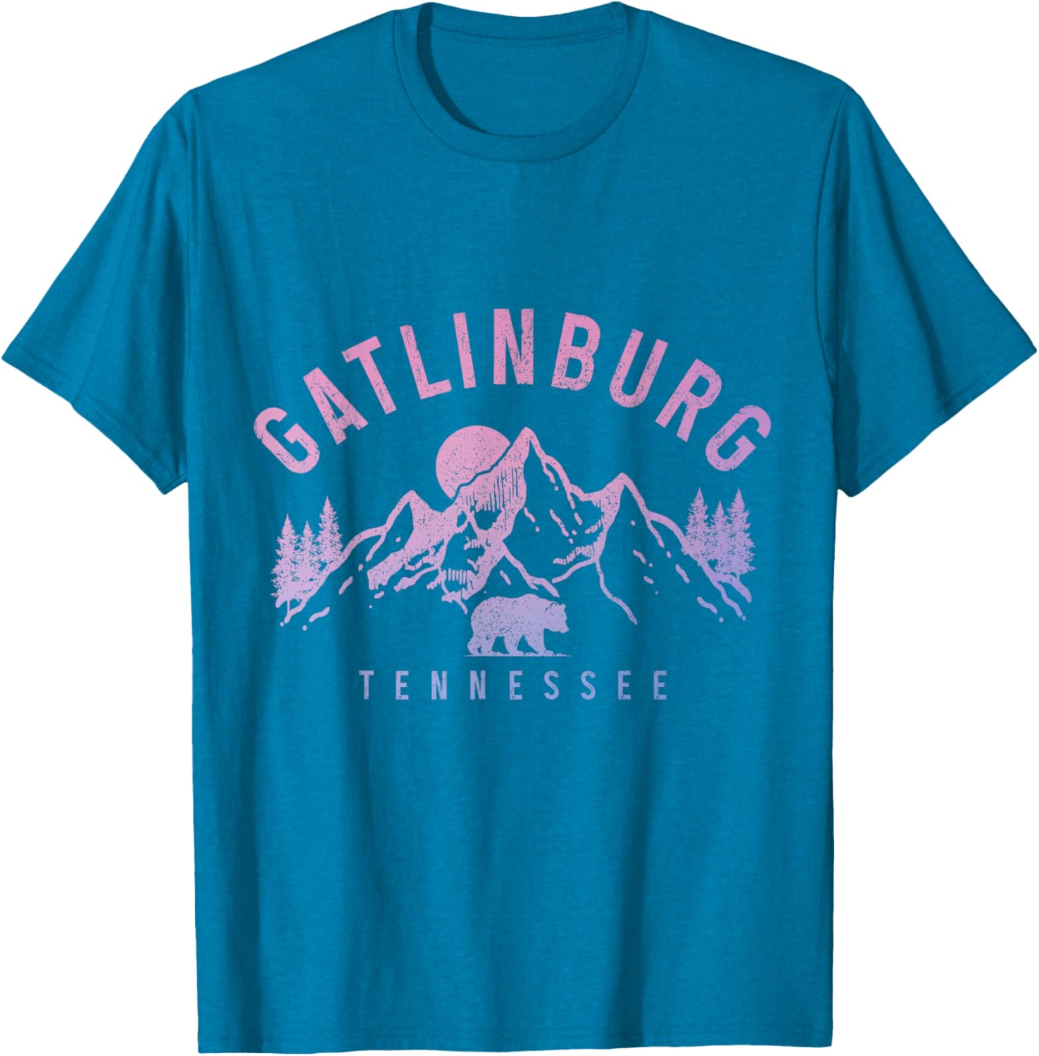 Gatlinburg Mountains Bear Vintage T-Shirt for Nature Lovers and Adventurers - 13