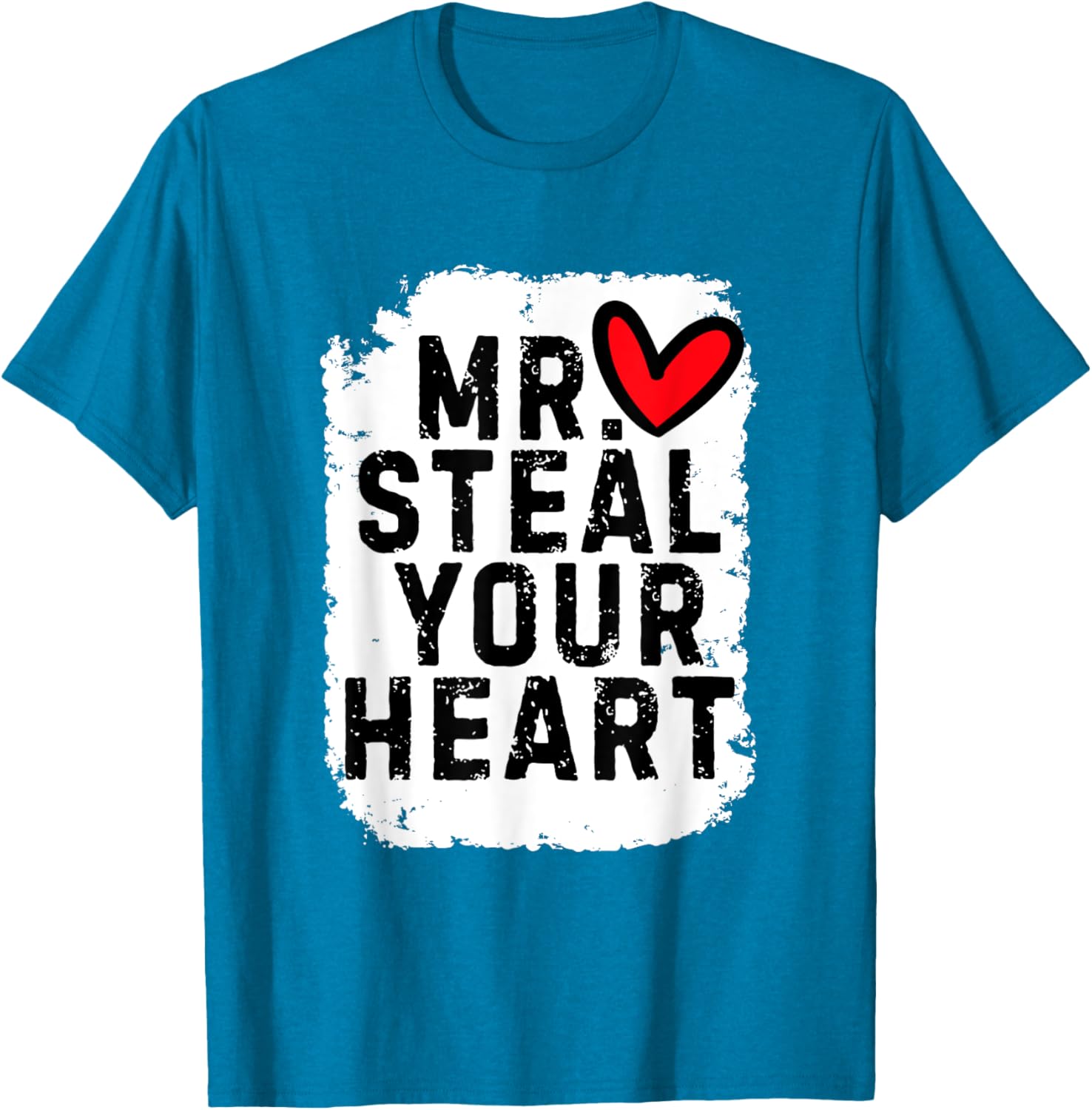 Mr Steal Your Heart Boys Toddler Valentine's Day T-Shirt for Kids - 15