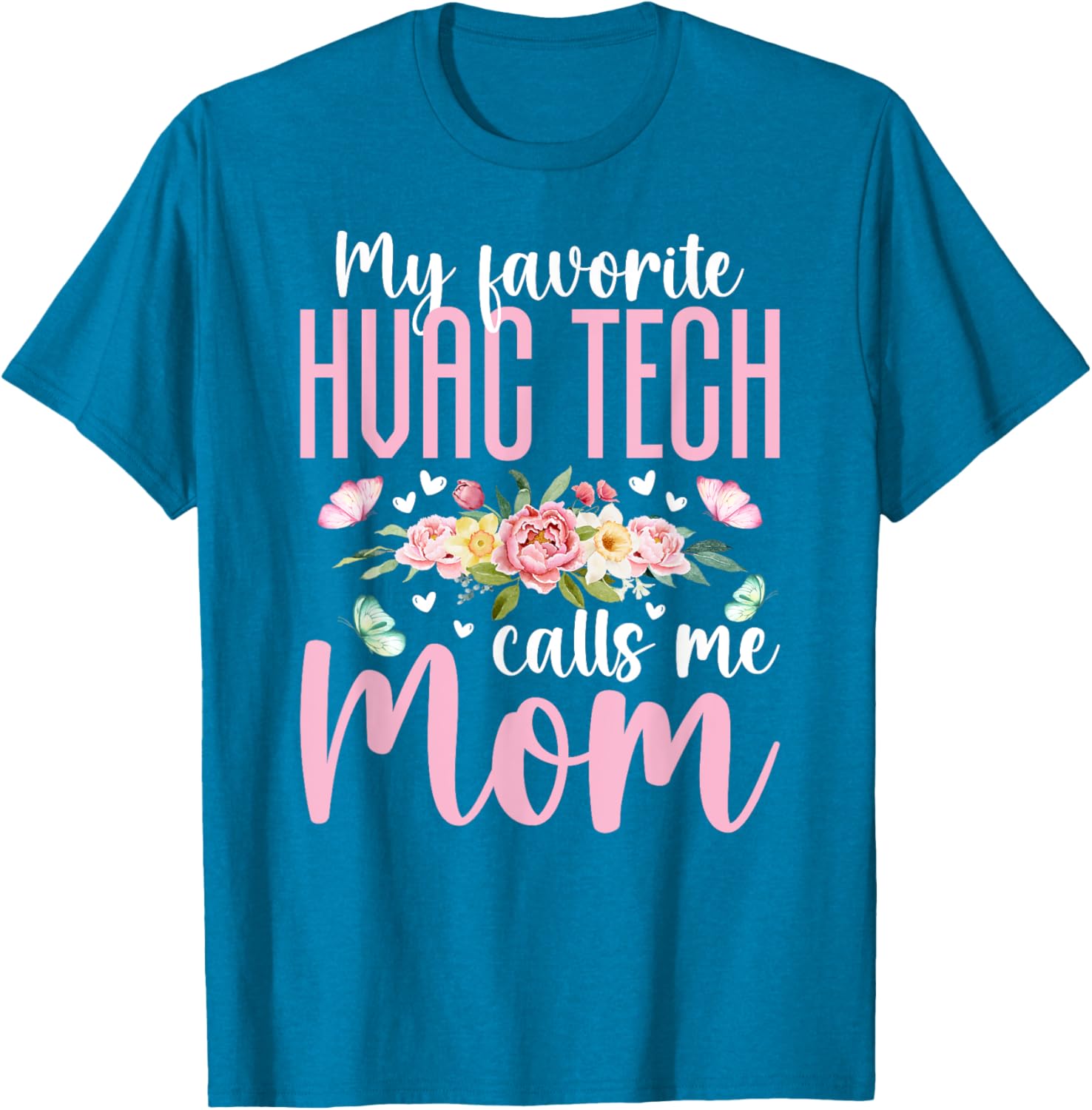 Proud HVAC Tech Mom T-Shirt for Moms of HVAC Technicians - Stylish Comfort - 19