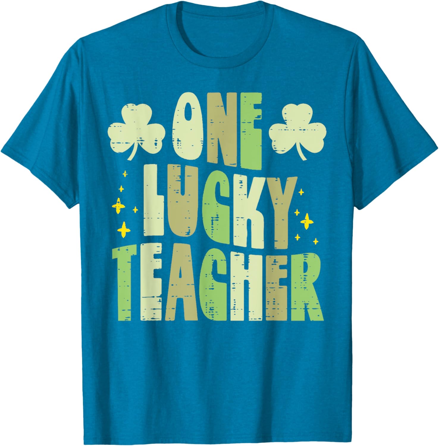 St Patricks Day One Lucky Teacher T-Shirt for Men and Women - 25