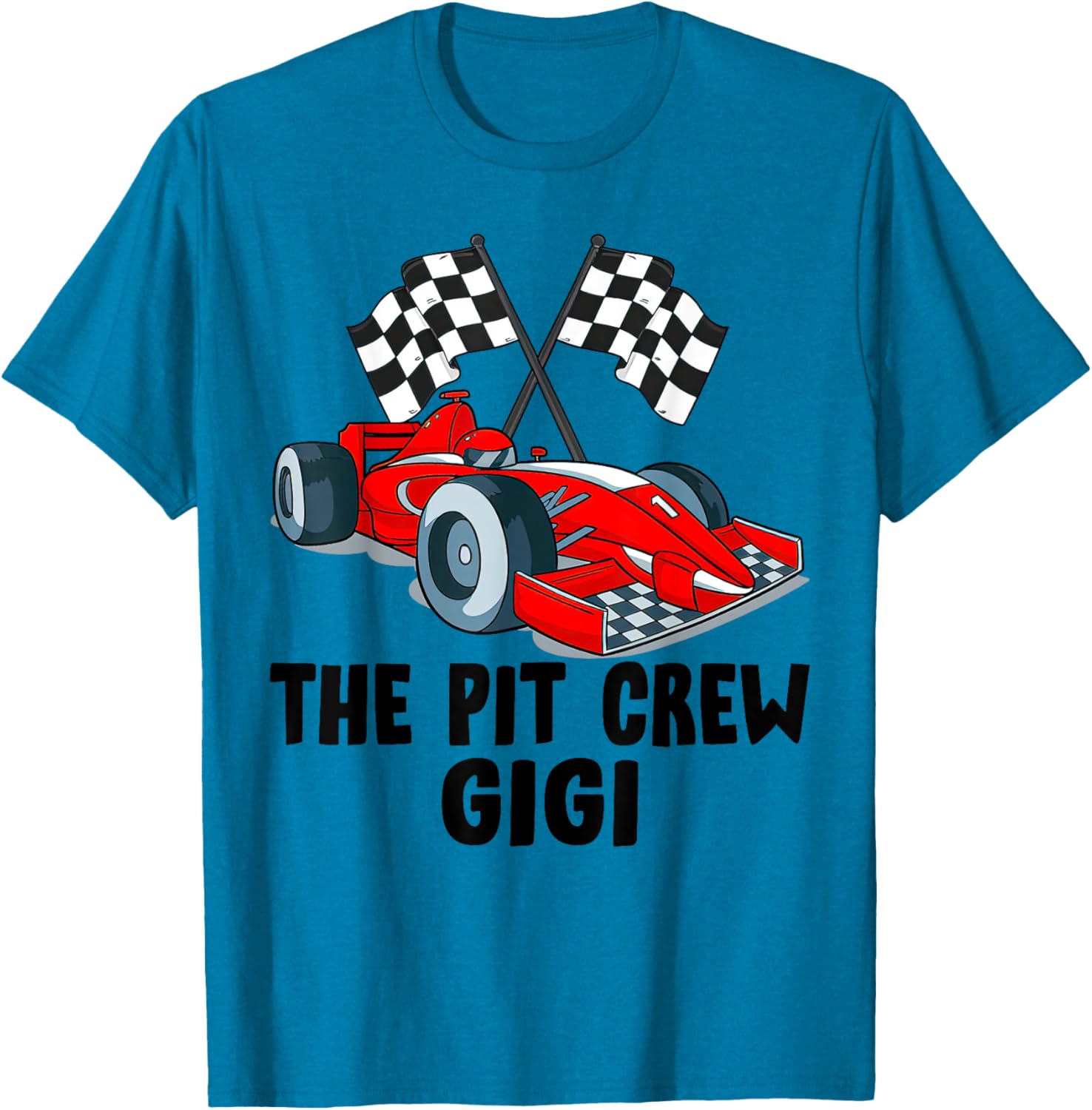 Gigi Pit Crew Race Car Birthday Party Family T-Shirt for Racing Fans - 9