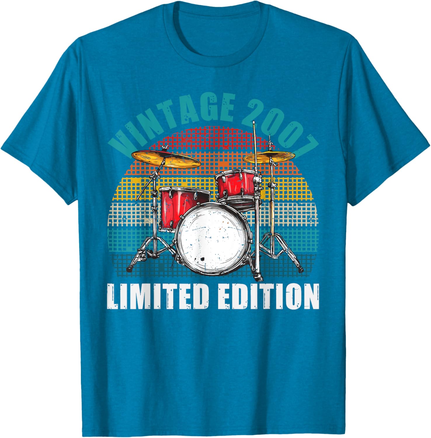 Vintage 18th Birthday Drummer T-Shirt for Drum Lovers and Musicians - 2