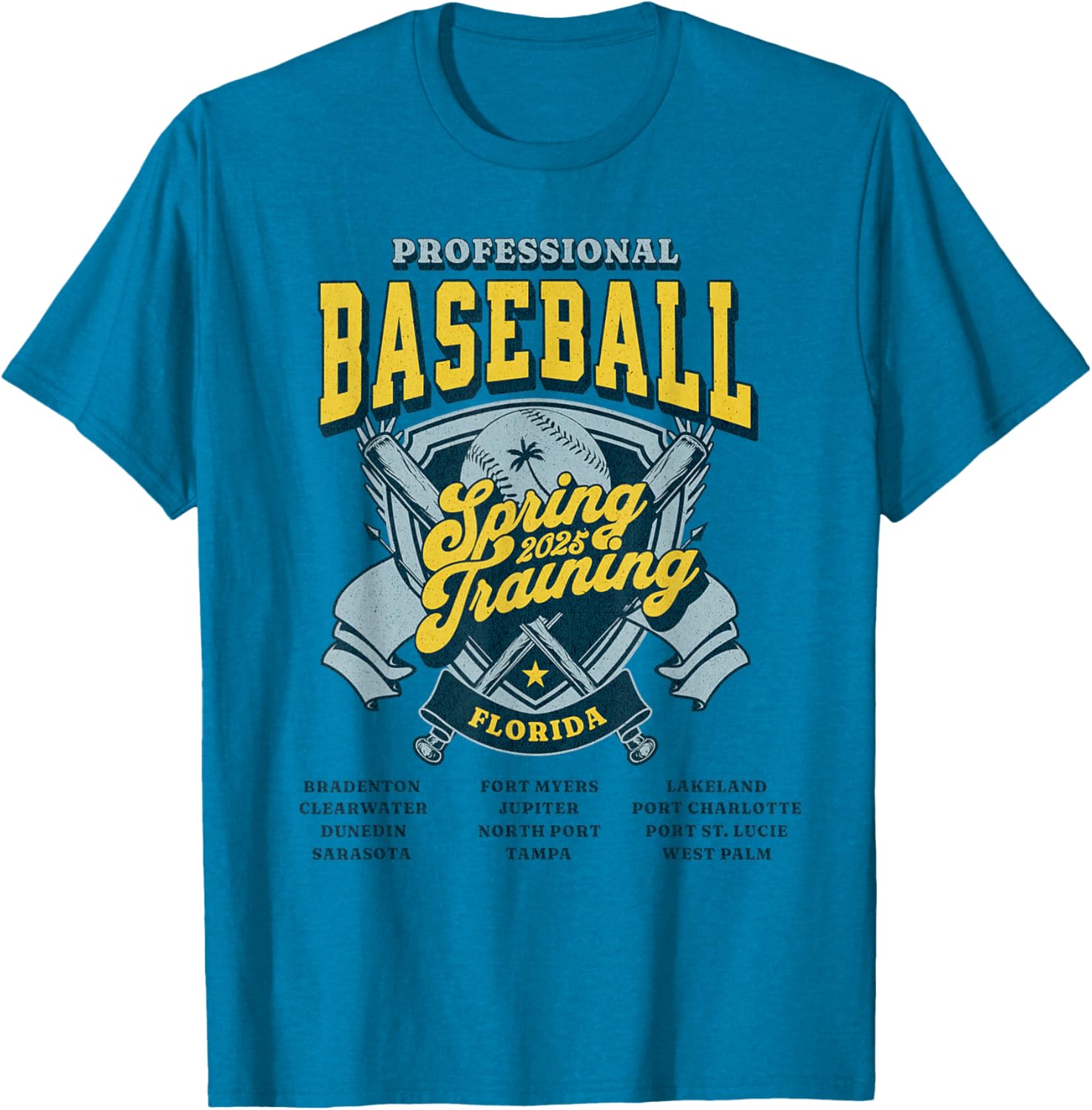 Professional Baseball Spring Training 2025 T-Shirt for Florida Fans - 7