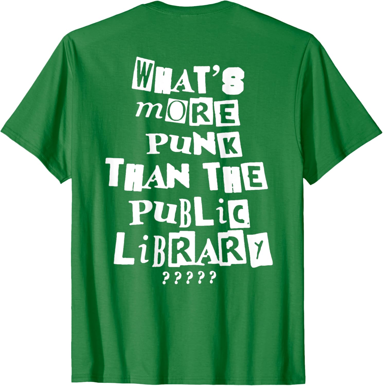 Punk Library T-Shirt for Book Lovers - Trendy and Unique Fashion Tee - 12