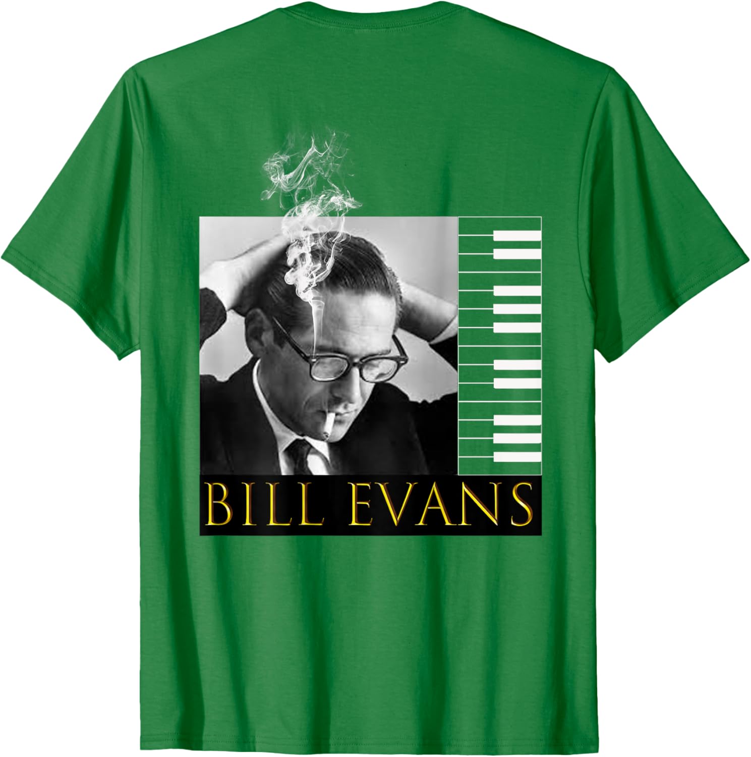 Bill Evans Back Printed T-Shirt for Music Lovers - Stylish Casual Wear - 4
