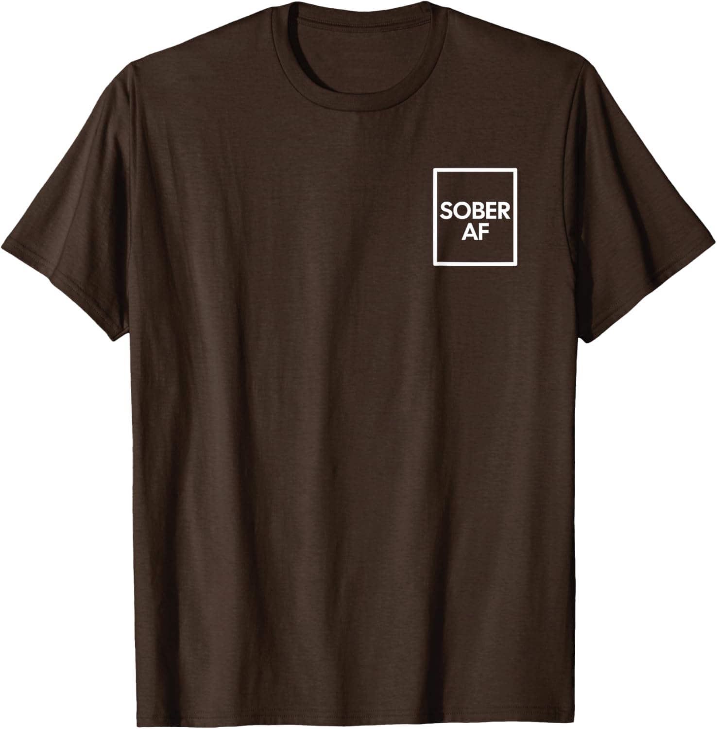 Funny Sober AF Sobriety Anniversary T-Shirt for AA Recovery Support - 17