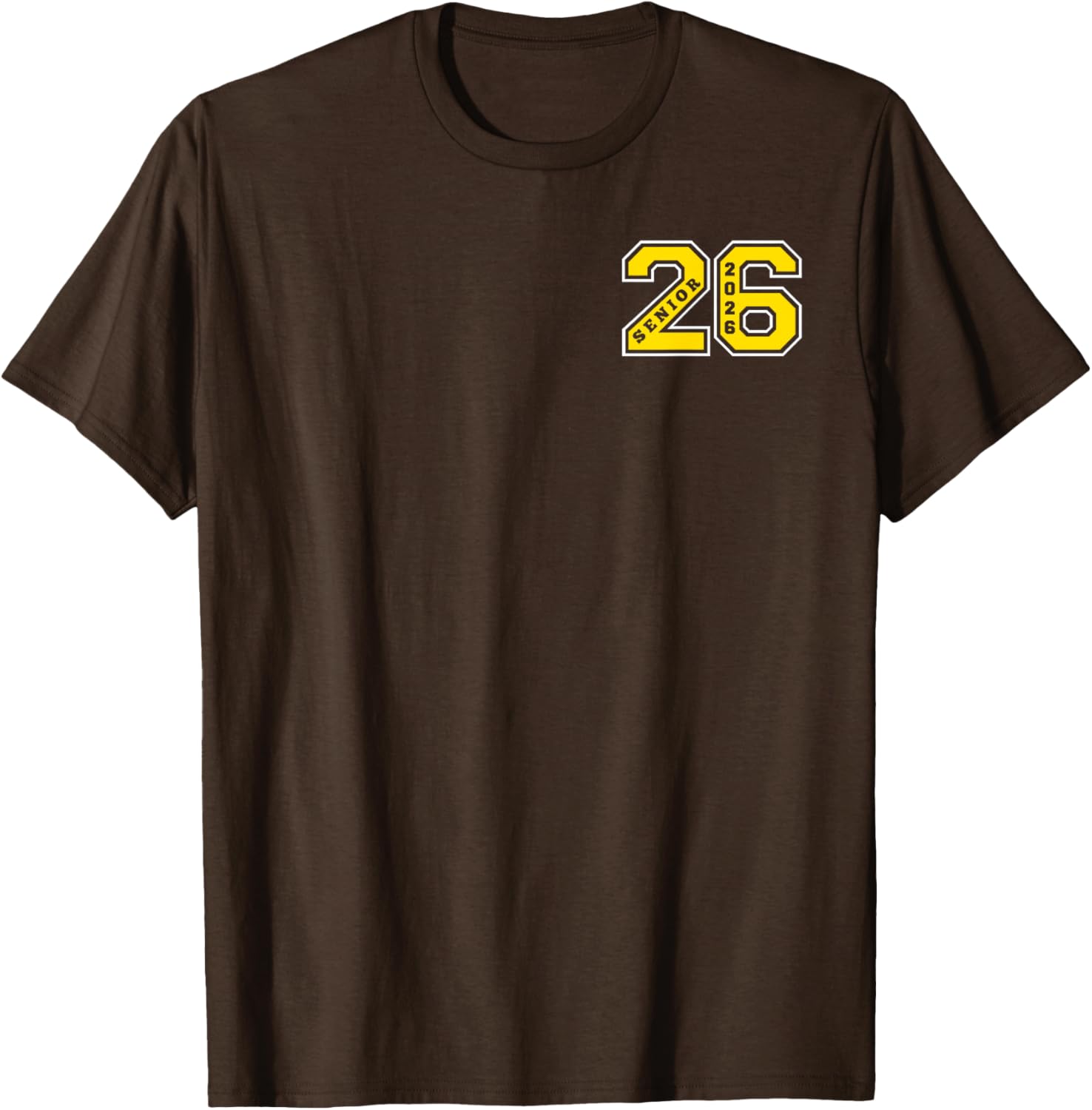 Proud Dad 2026 Senior Gold T-Shirt for Celebrating Graduation Day - 18