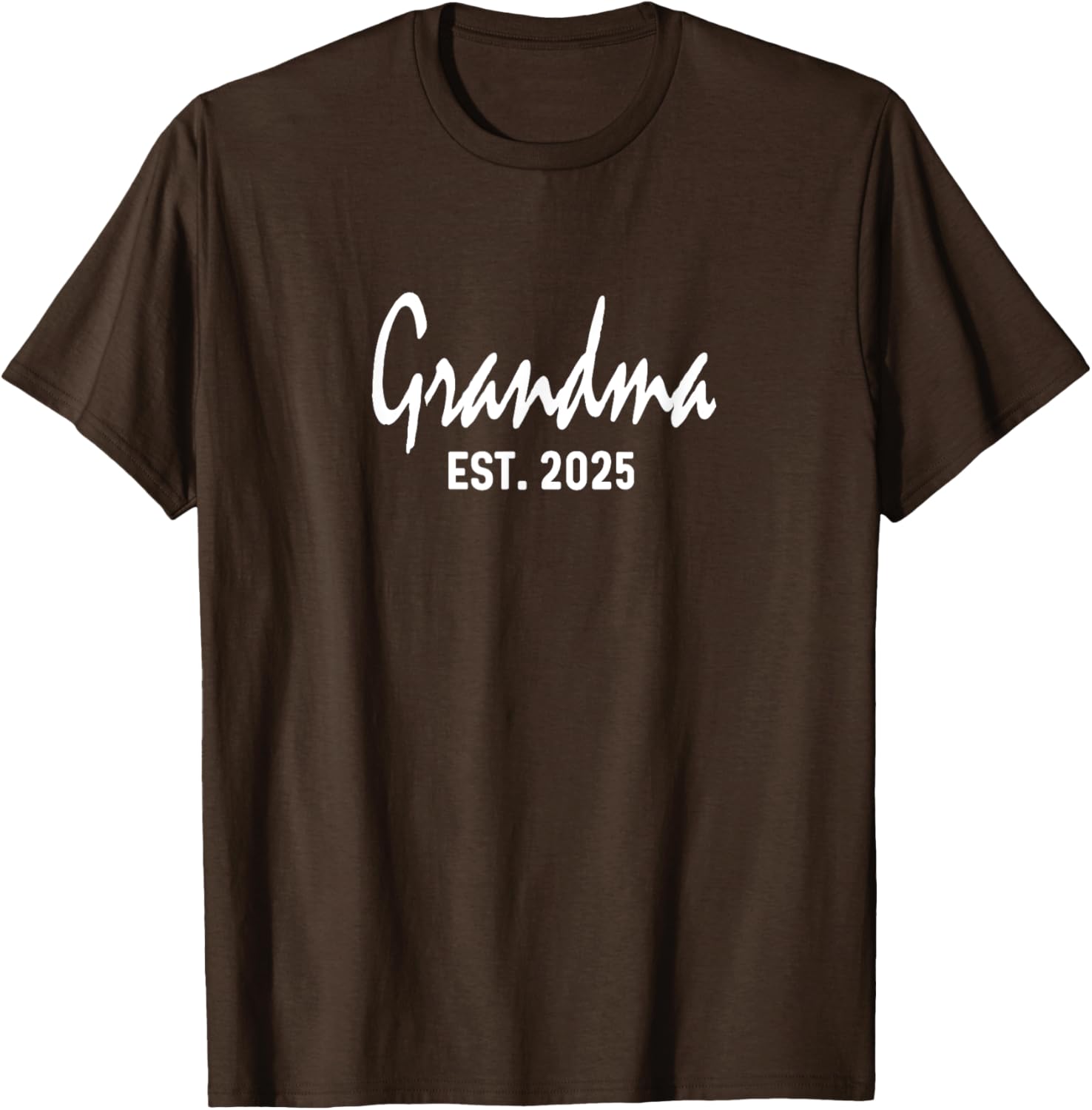 Grandma Est 2025 Expecting Reveal Surprise T-Shirt for New Grandparents - 6