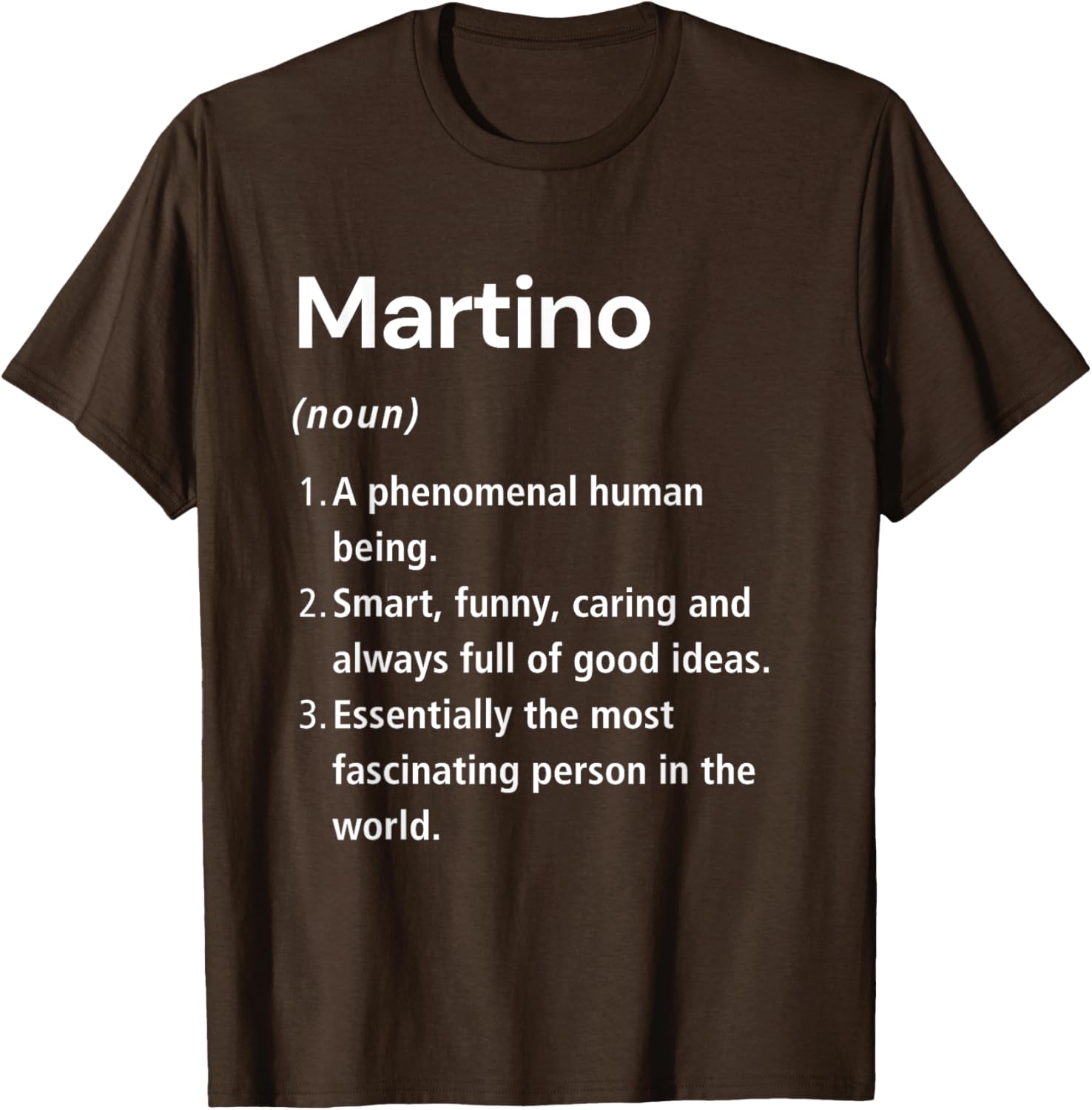 Funny Martino Name Definition T-Shirt for Unique Style and Humor - 25