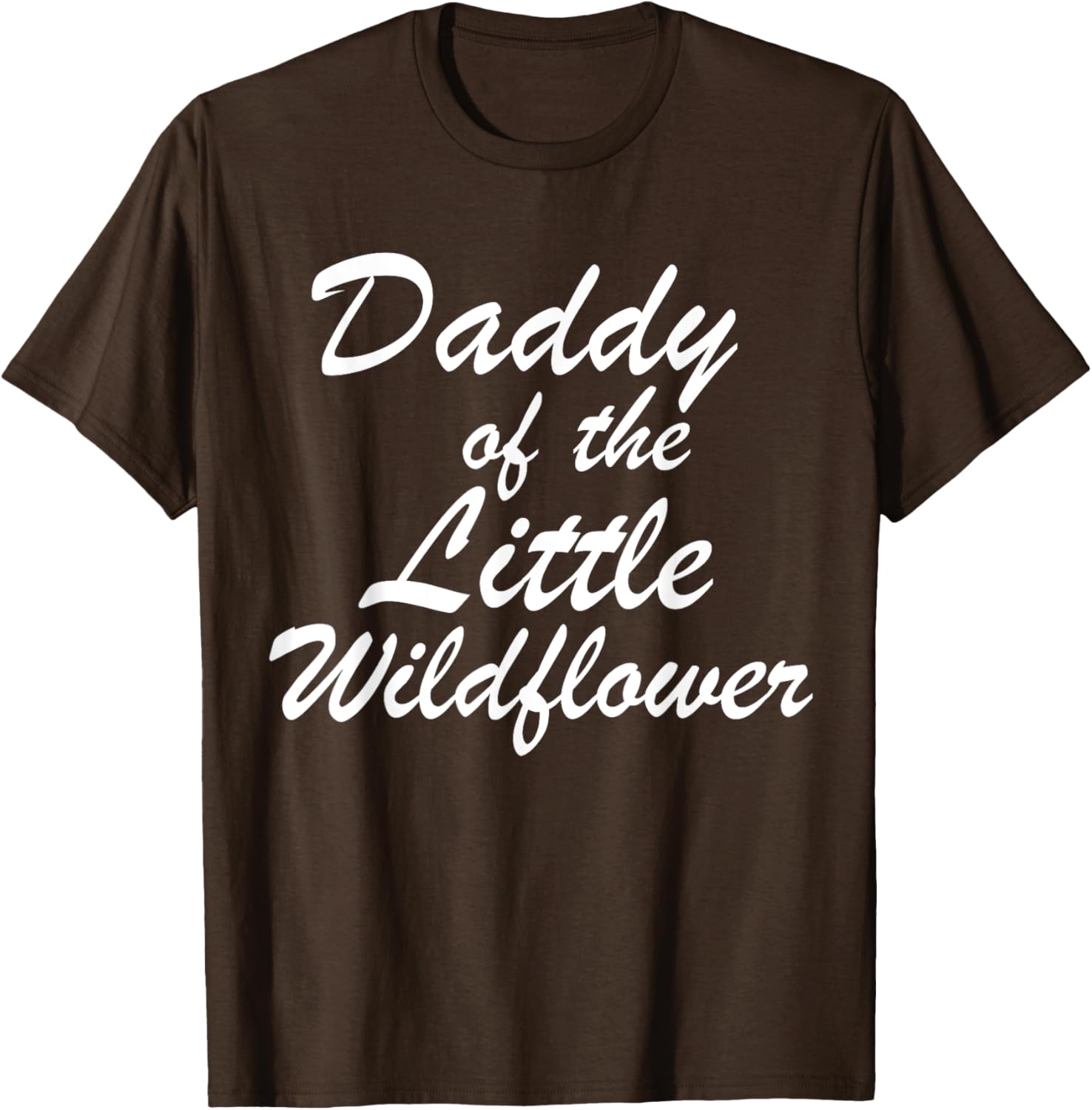 Daddy of The Little Wildflower T-Shirt for Dads - Cute Family Apparel - 3