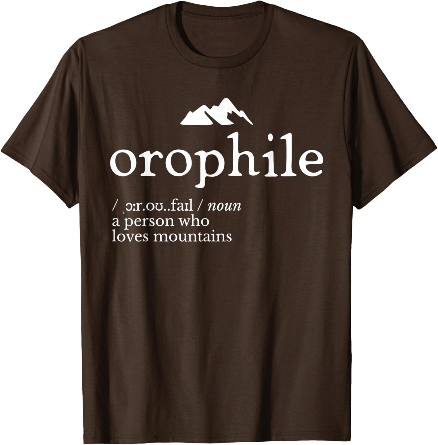 Orophile Definition T-Shirt for Language Lovers and Gift Seekers - 2