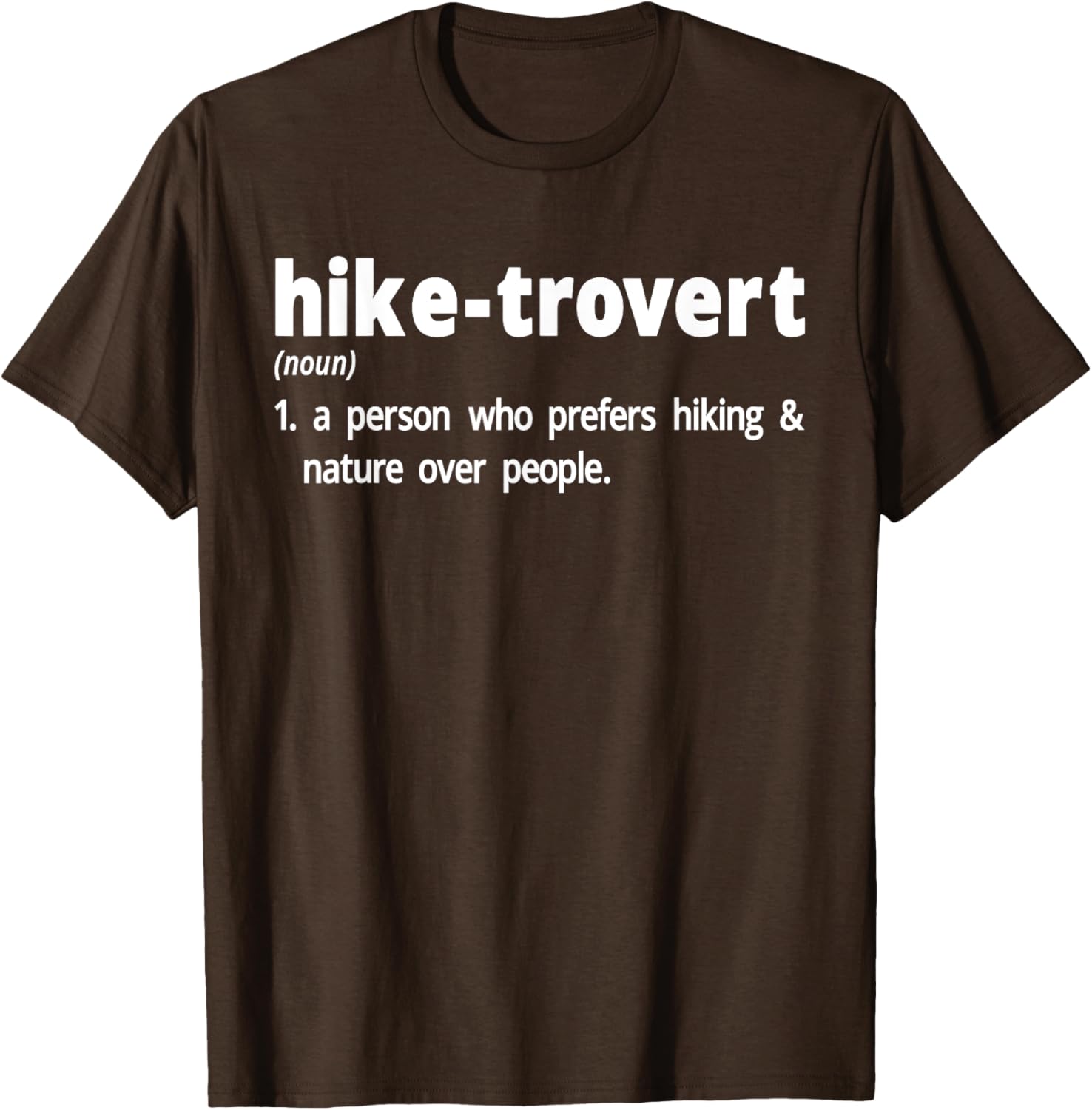Hiketrovert Hiking Humor T-Shirt for Introverts - Fun Outdoor Apparel - 6