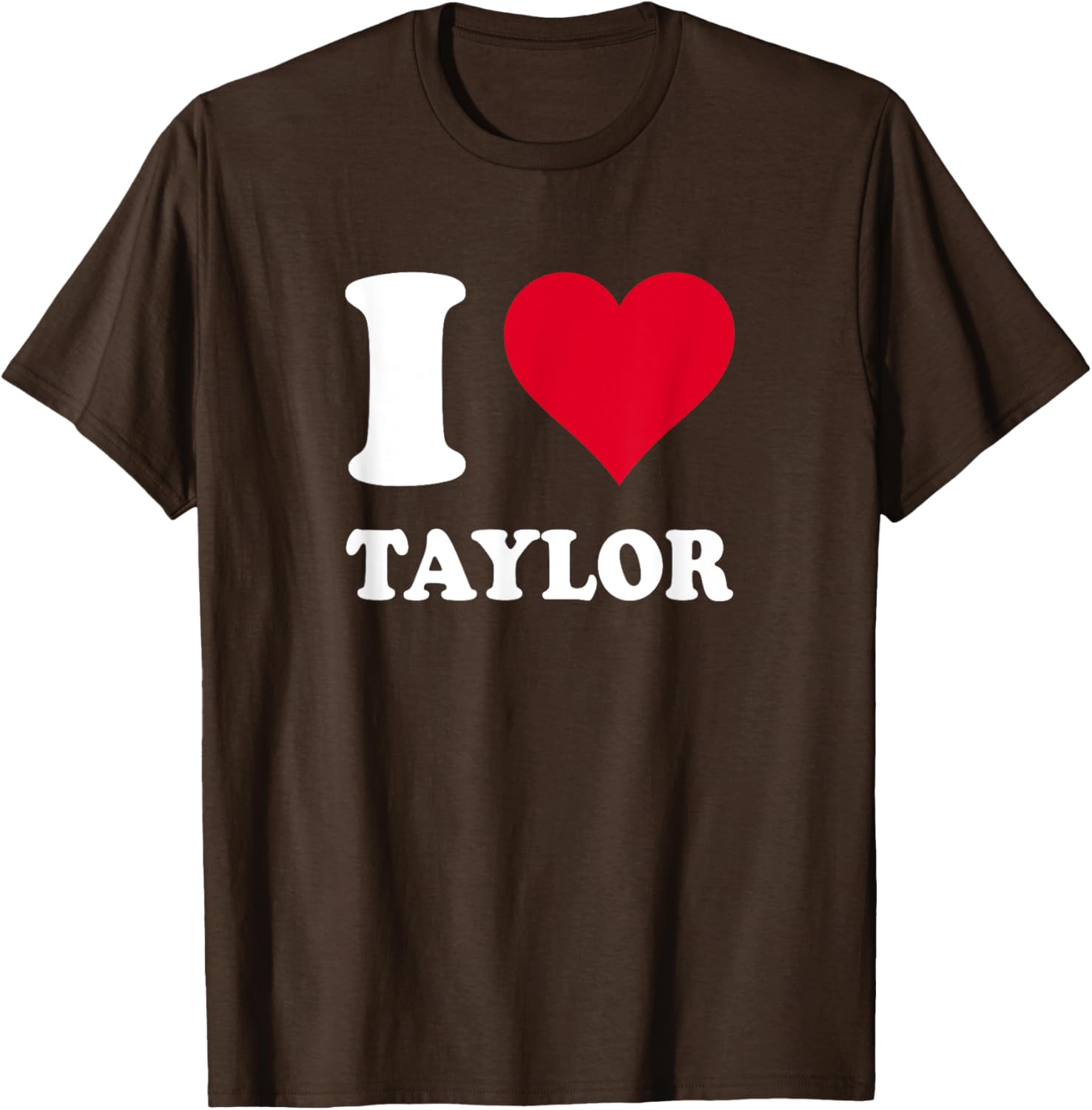 Red Heart I Love Taylor T-Shirt for Fans - Stylish and Comfortable Apparel - 3
