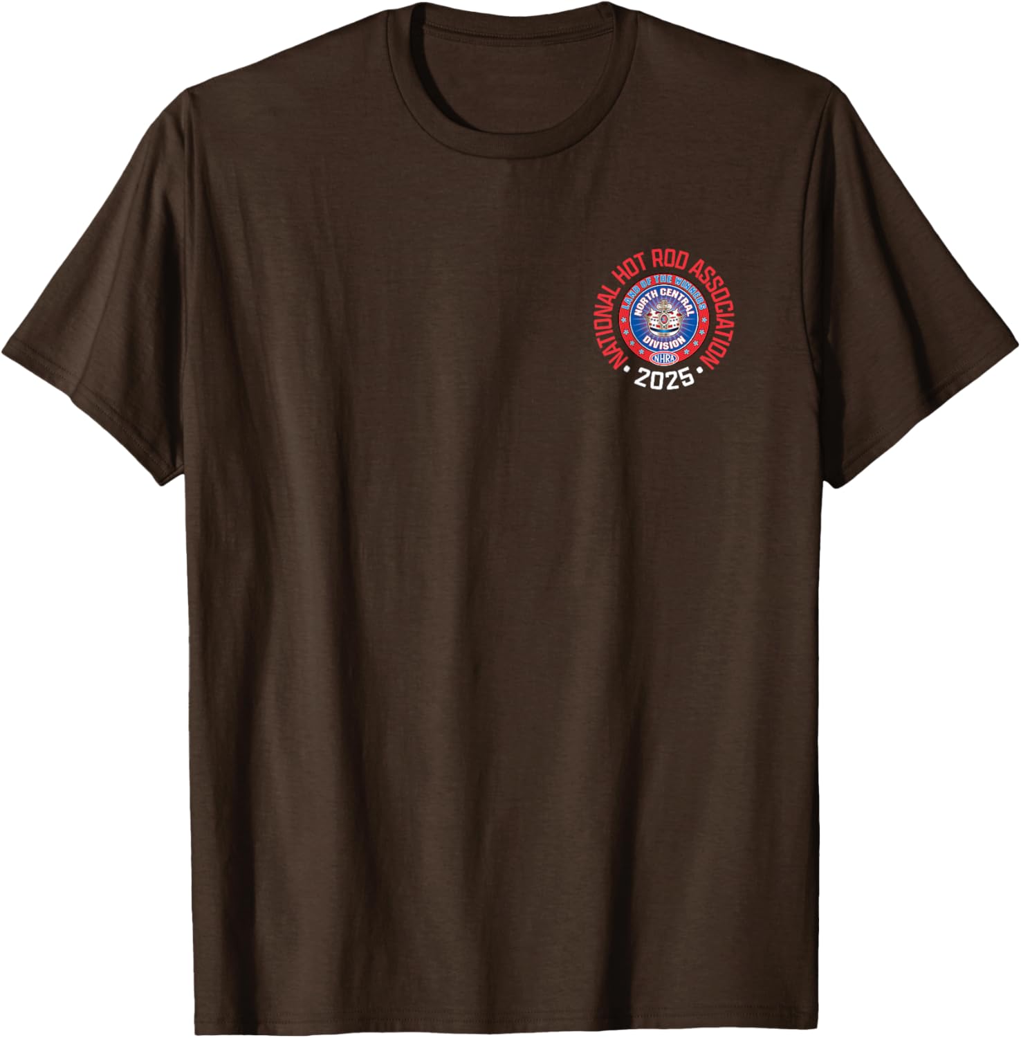 NHRA North Central Division Circle Logo T-Shirt for Racing Fans - 19