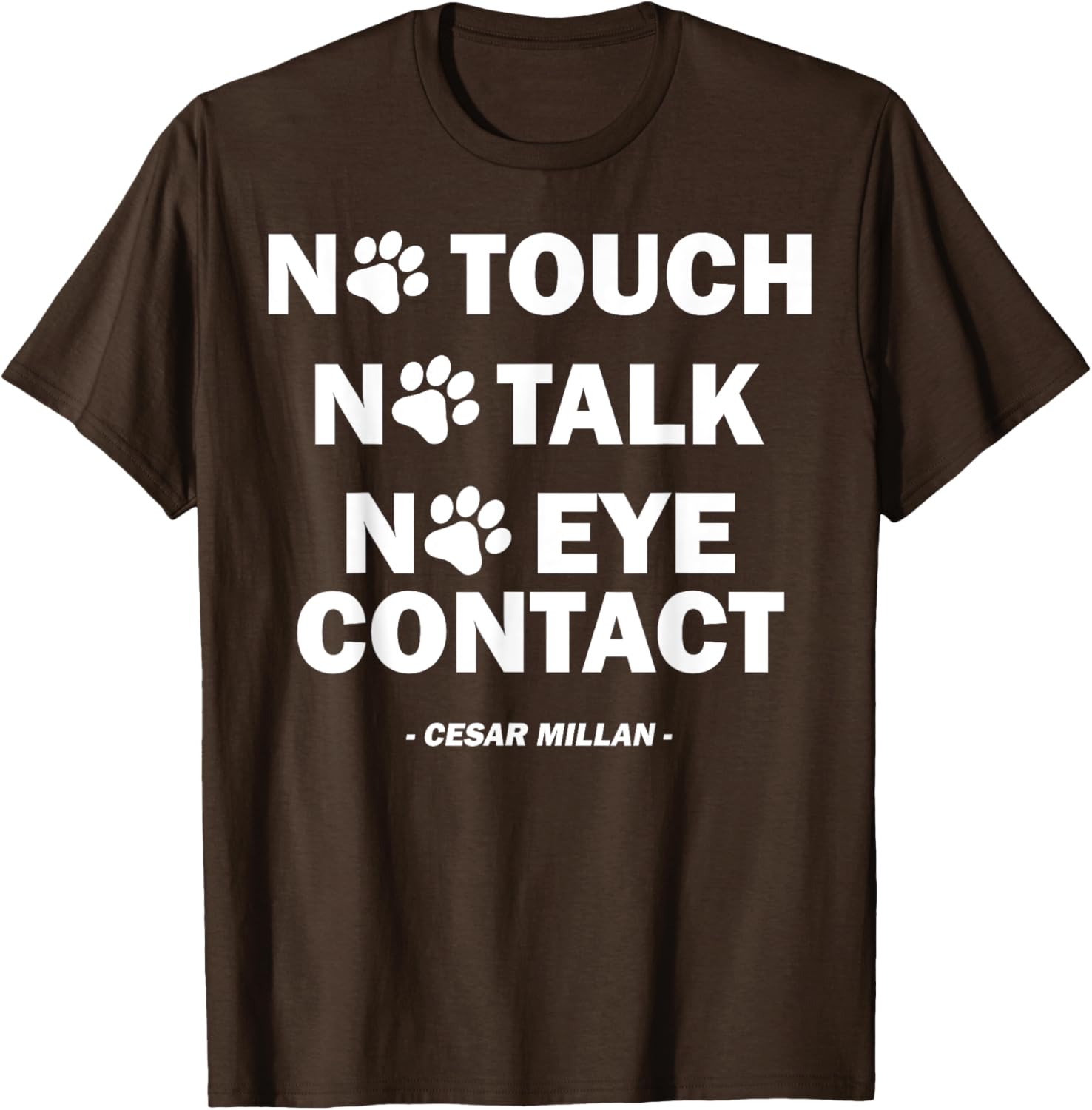 No Touch No Talk No Eye Contact Funny T-Shirt for Introverts and Shy People - 1