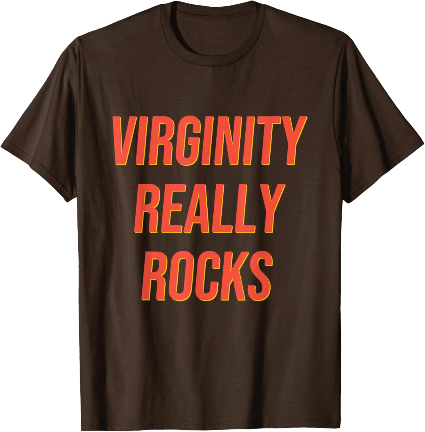 Funny Virginity Rocks T-Shirt for Men and Women - Humorous Graphic Tee - 15