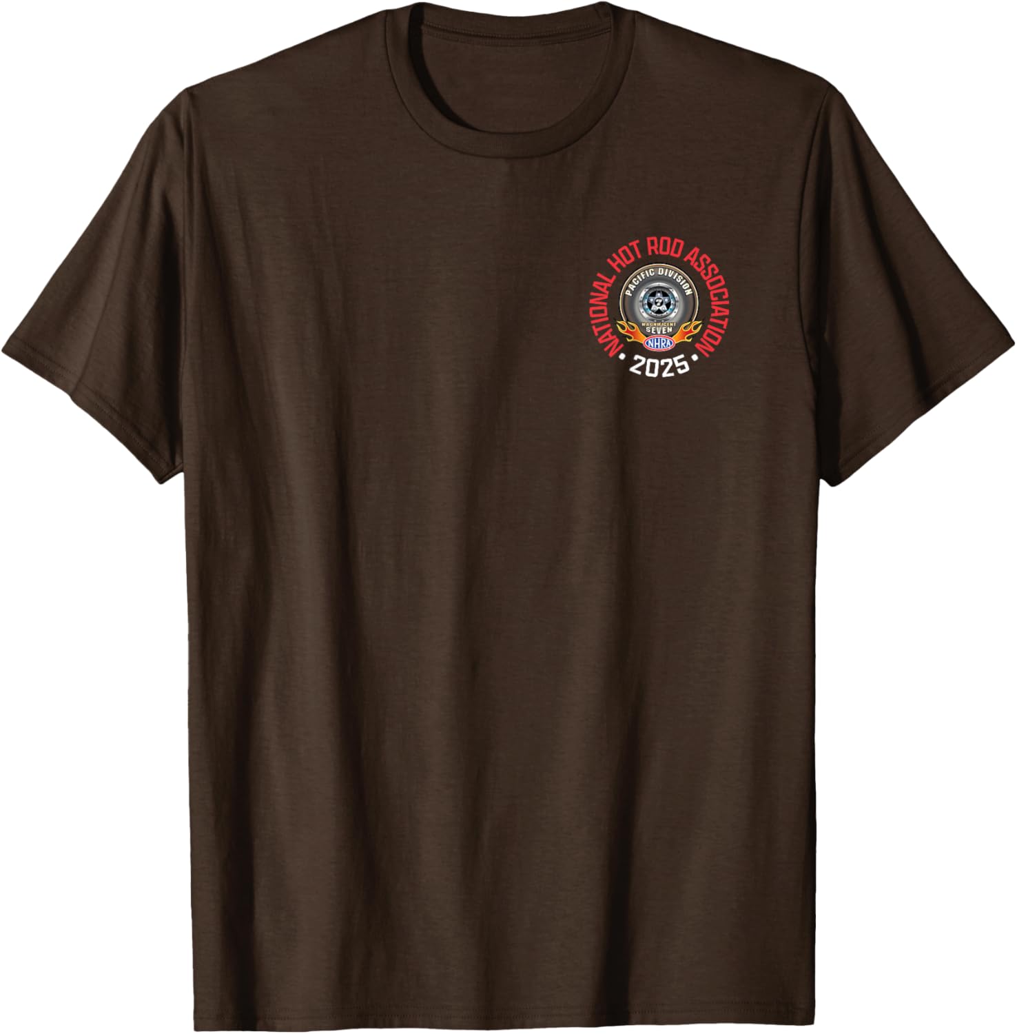 NHRA Pacific Division Circle Logo T-Shirt for Racing Fans and Enthusiasts - 6