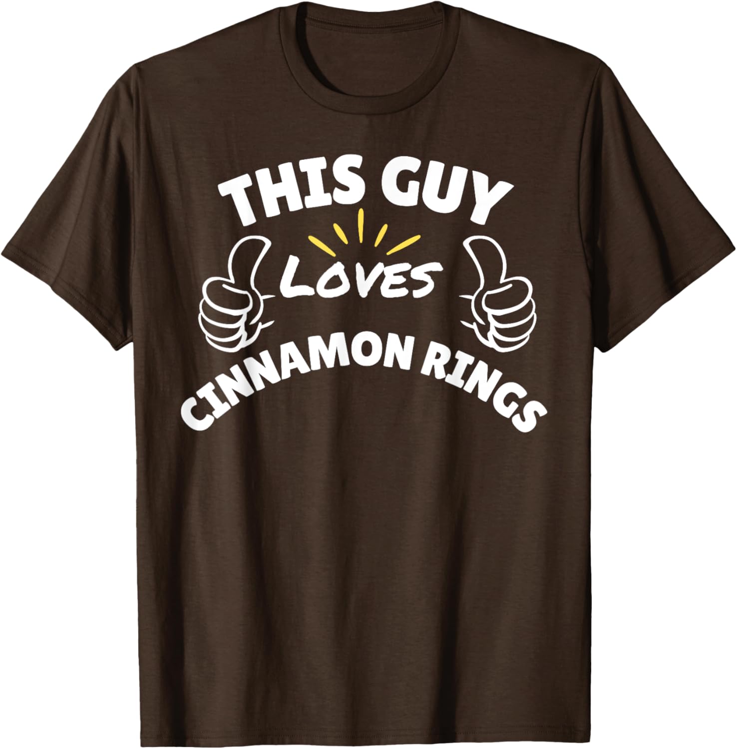 Funny Cinnamon Rings Graphic T-Shirt for Food Lovers and Snacks Fans - 11