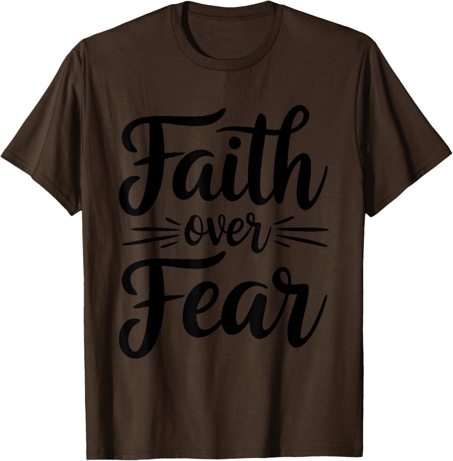 Faith Over Fear Inspirational Christian T-Shirt for Everyday Wear - 14