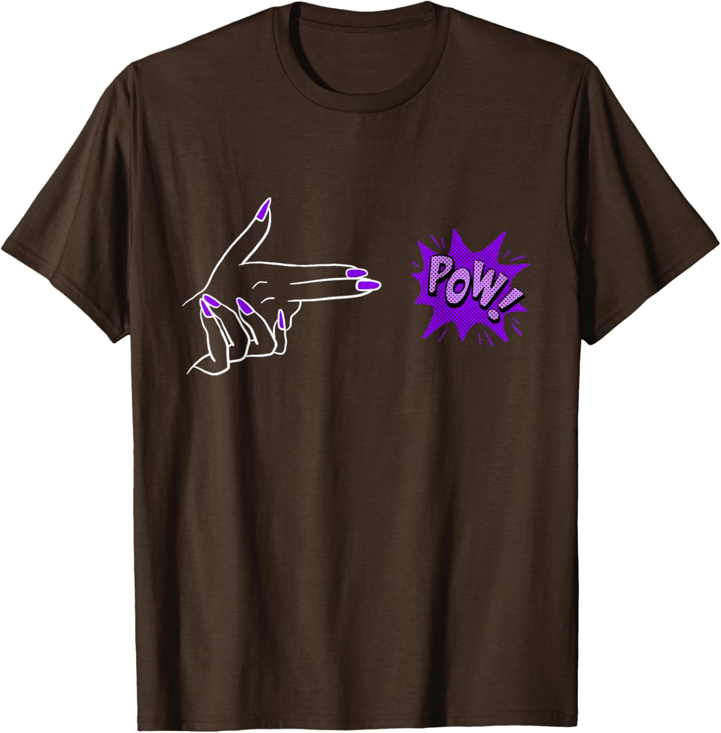 Purple Boy Bye Graphic T-Shirt for Trendy Casual Style and Comfort - 4