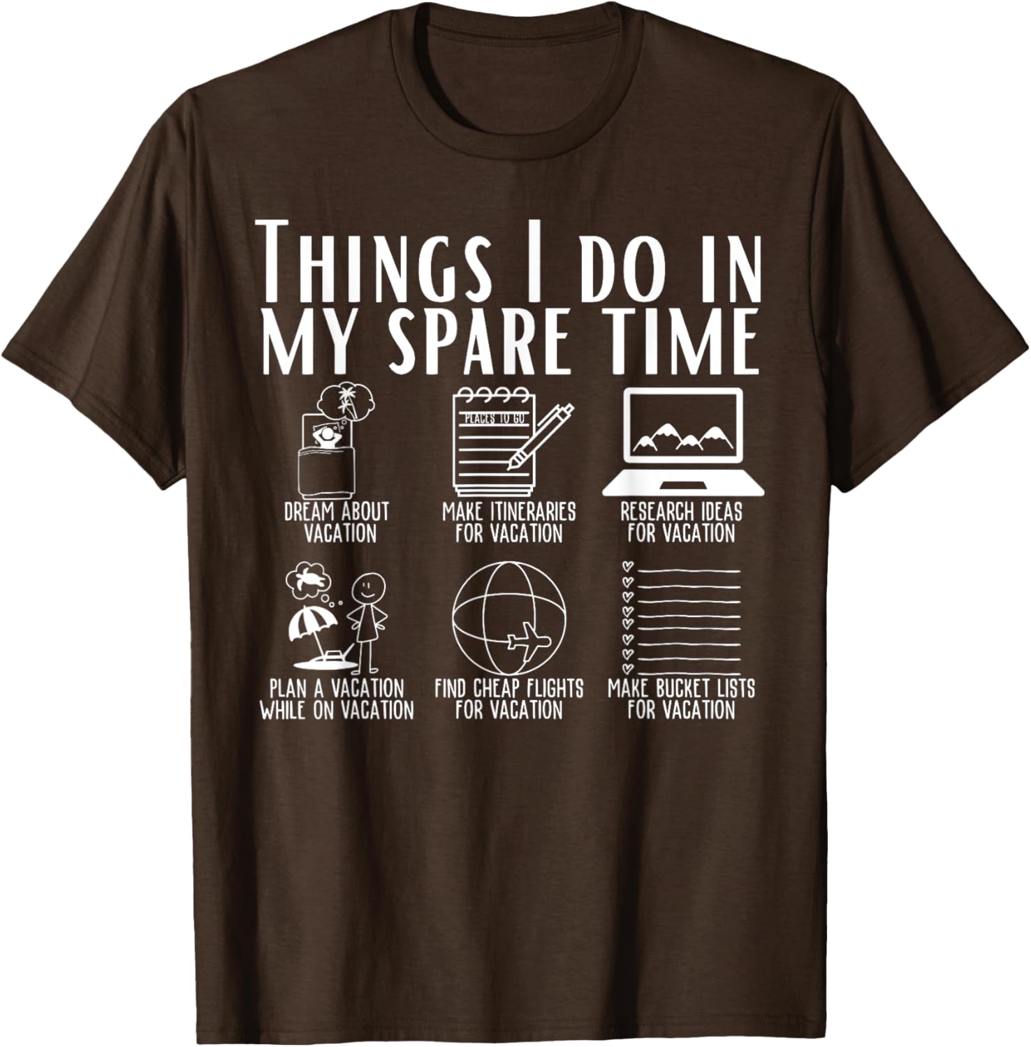 Funny Travel Adventure T-Shirt for Spare Time Explorers and Adventurers - 14