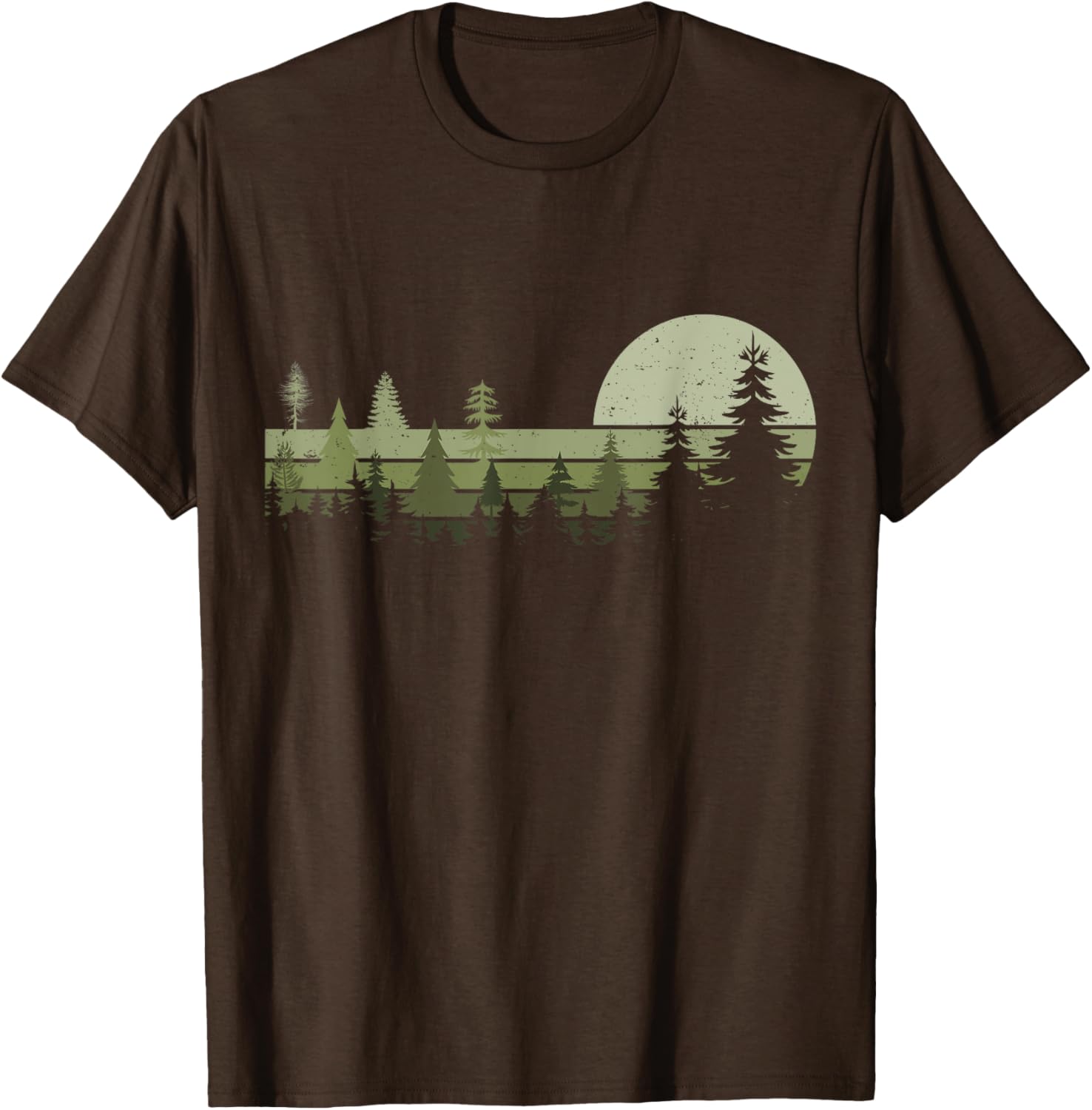 Retro Wildlife Trees Hiking T-Shirt for Nature Lovers and Outdoor Enthusiasts - 7