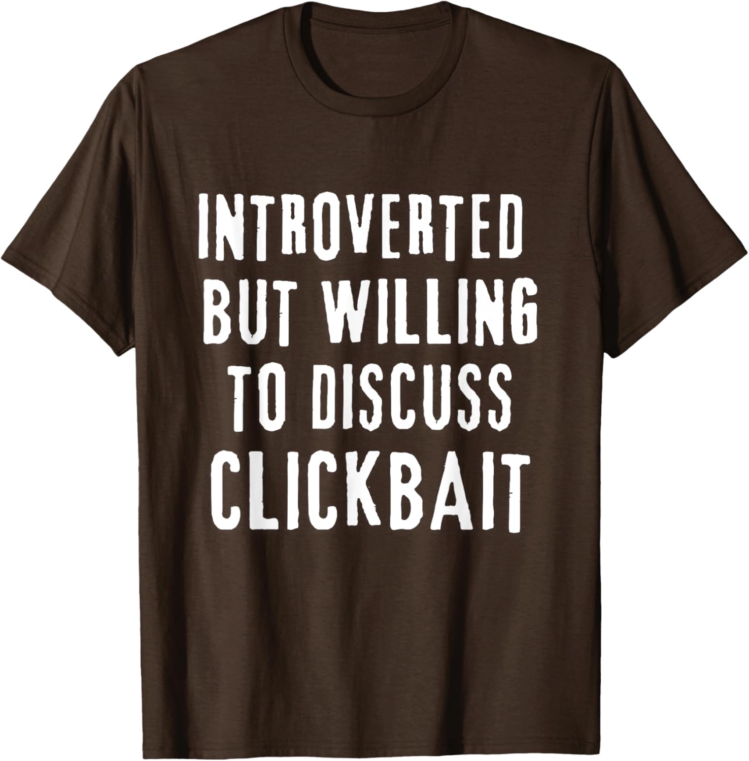 Introverted But Willing to Discuss T-Shirt Fun and Quirky Graphic Tee - 15
