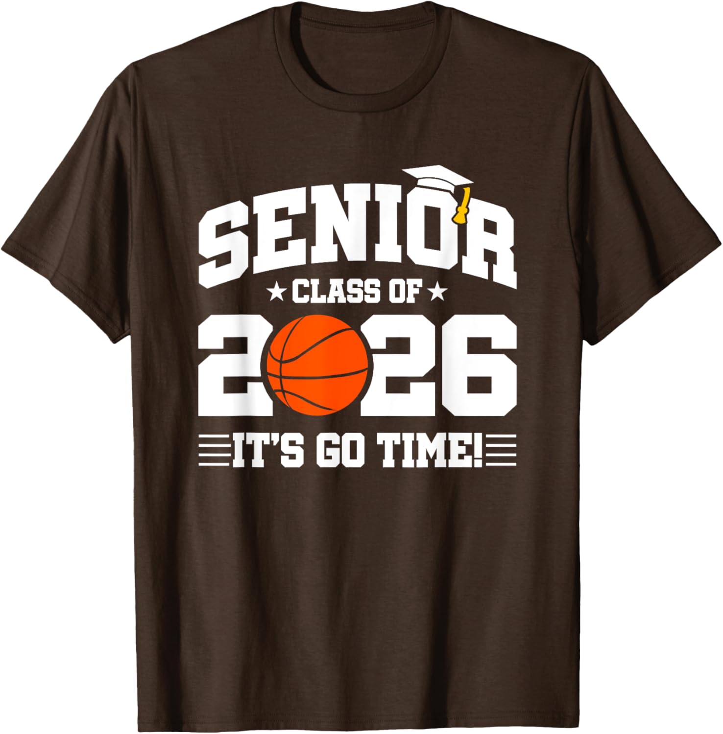 Class of 2026 Senior Year Basketball Player T-Shirt for Basketball Fans - 5