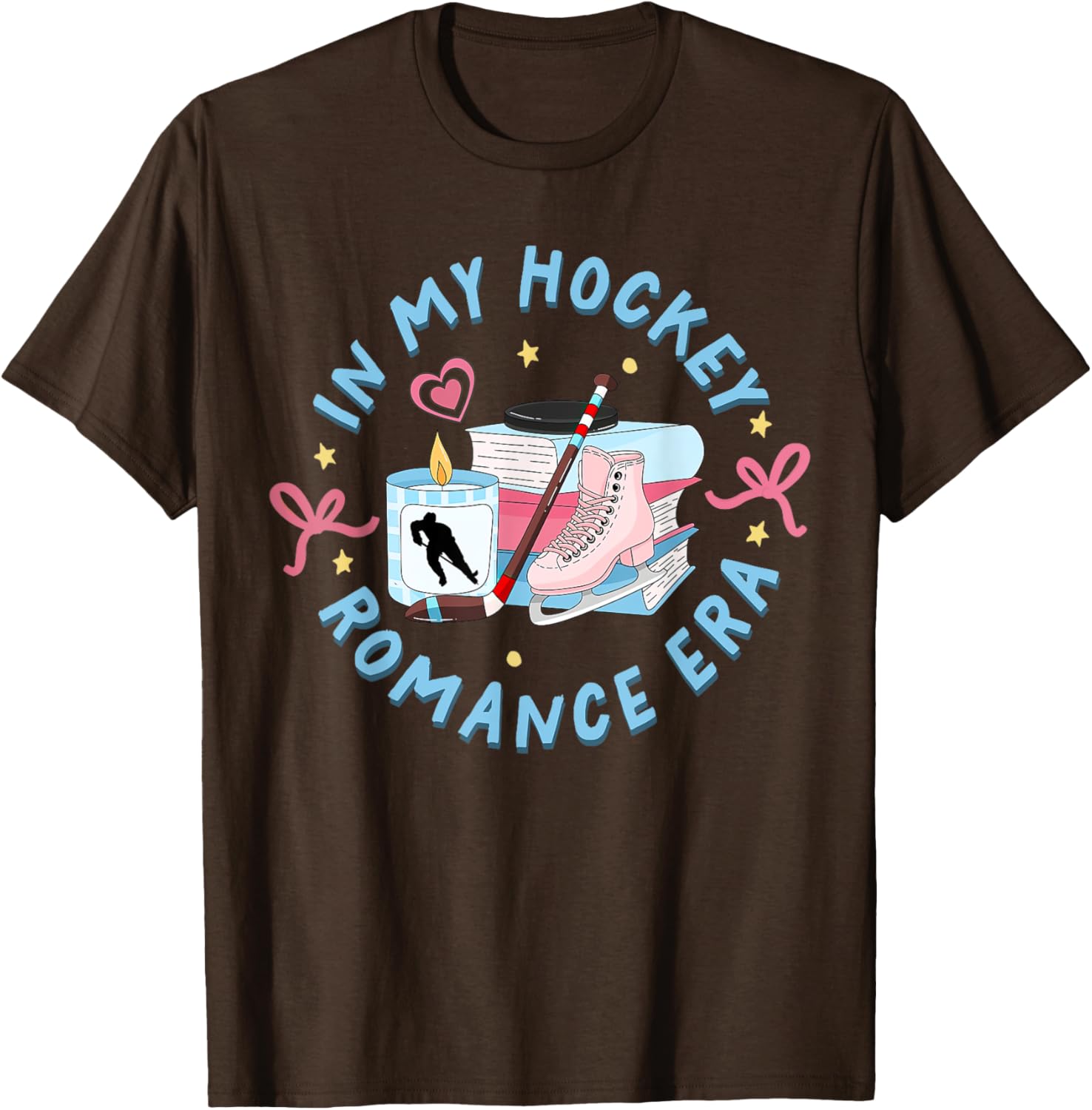 Funny Hockey Romance Reader T-Shirt for Sport Lovers and Fans - 12