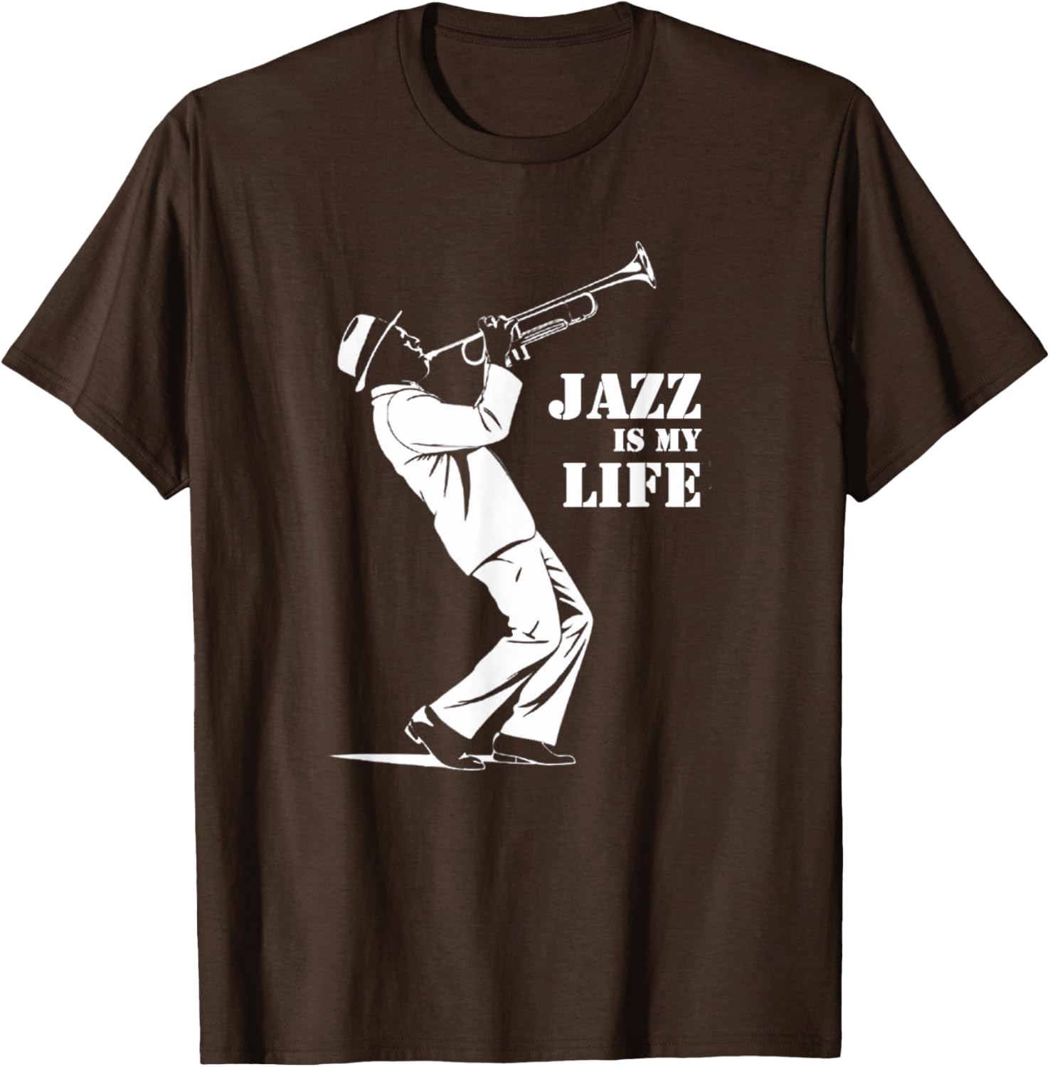 Jazz is My Life Trumpet T-Shirt for Jazz Musicians and Music Fans - 7
