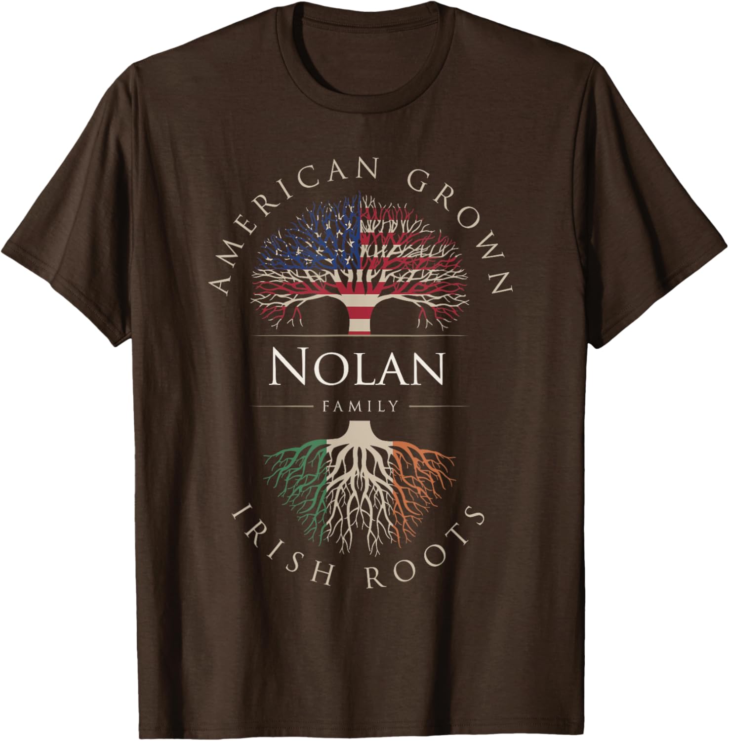 Nolan Family Name T-Shirt with Irish Roots and Ireland Flag Design - 4