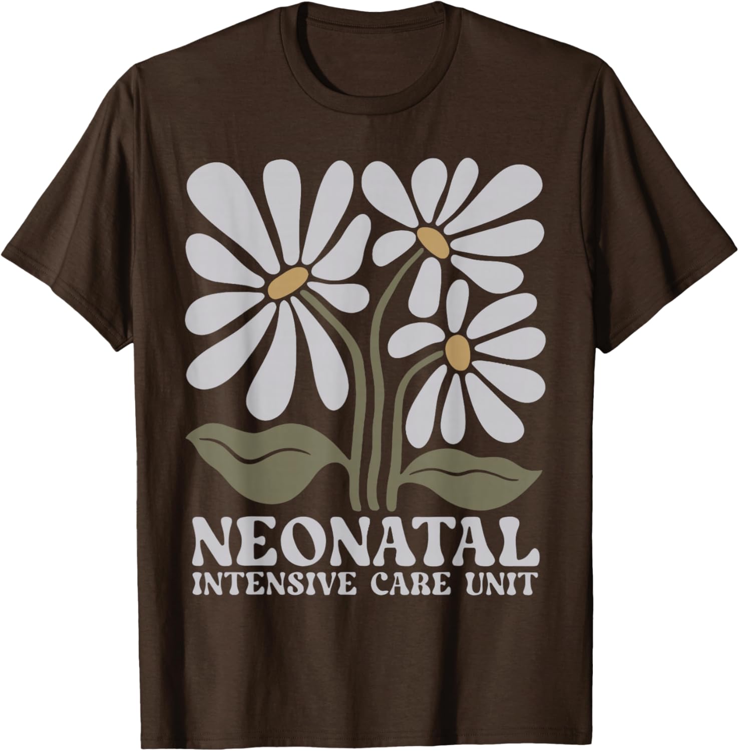 Boho Floral NICU Nurse T-Shirt for Neonatal RNs - Stylish and Comfy - 18