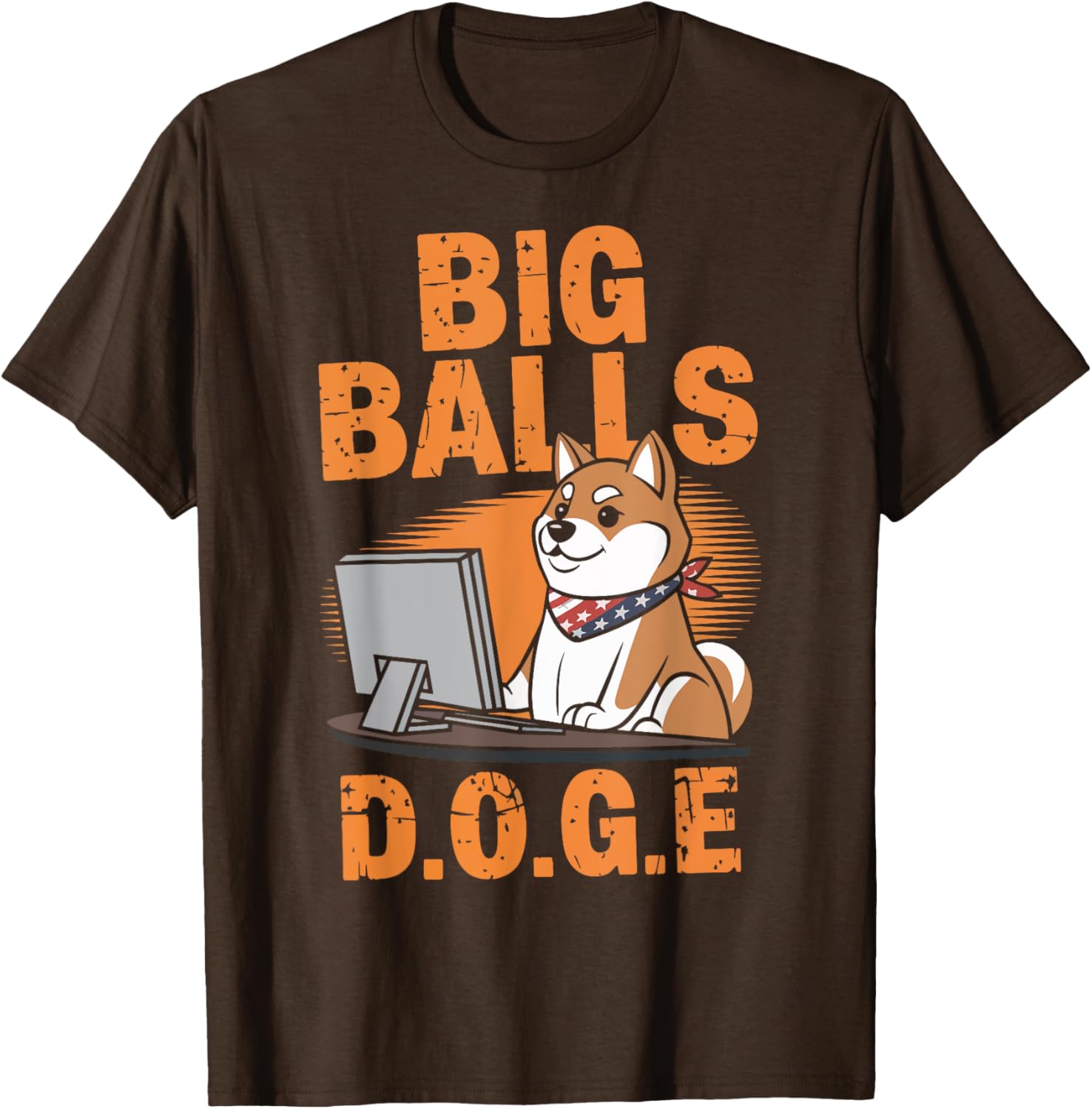 Funny Big Balls D.O.G.E DOGE T-Shirt for Dog Lovers and Pet Owners - 7