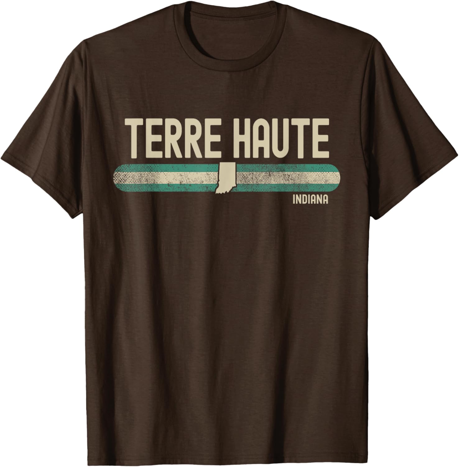 Terre Haute Indiana 80s Style T-Shirt for Travel Lovers and Music Fans - 4