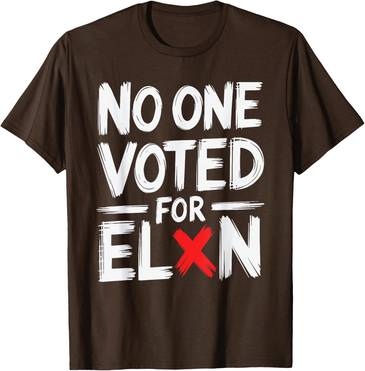 Funny No One Voted For Elon Nobody Elected T-Shirt for Casual Wear - 12