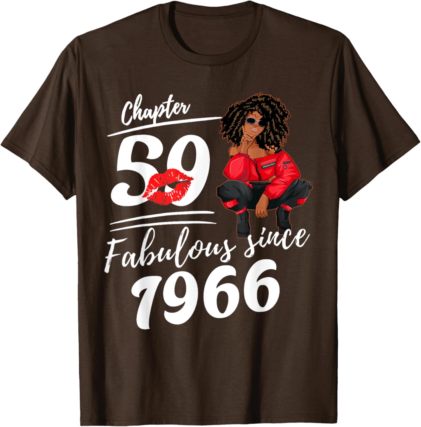 Fabulous Since 1966 59th Birthday Queen T-Shirt for Women - 12