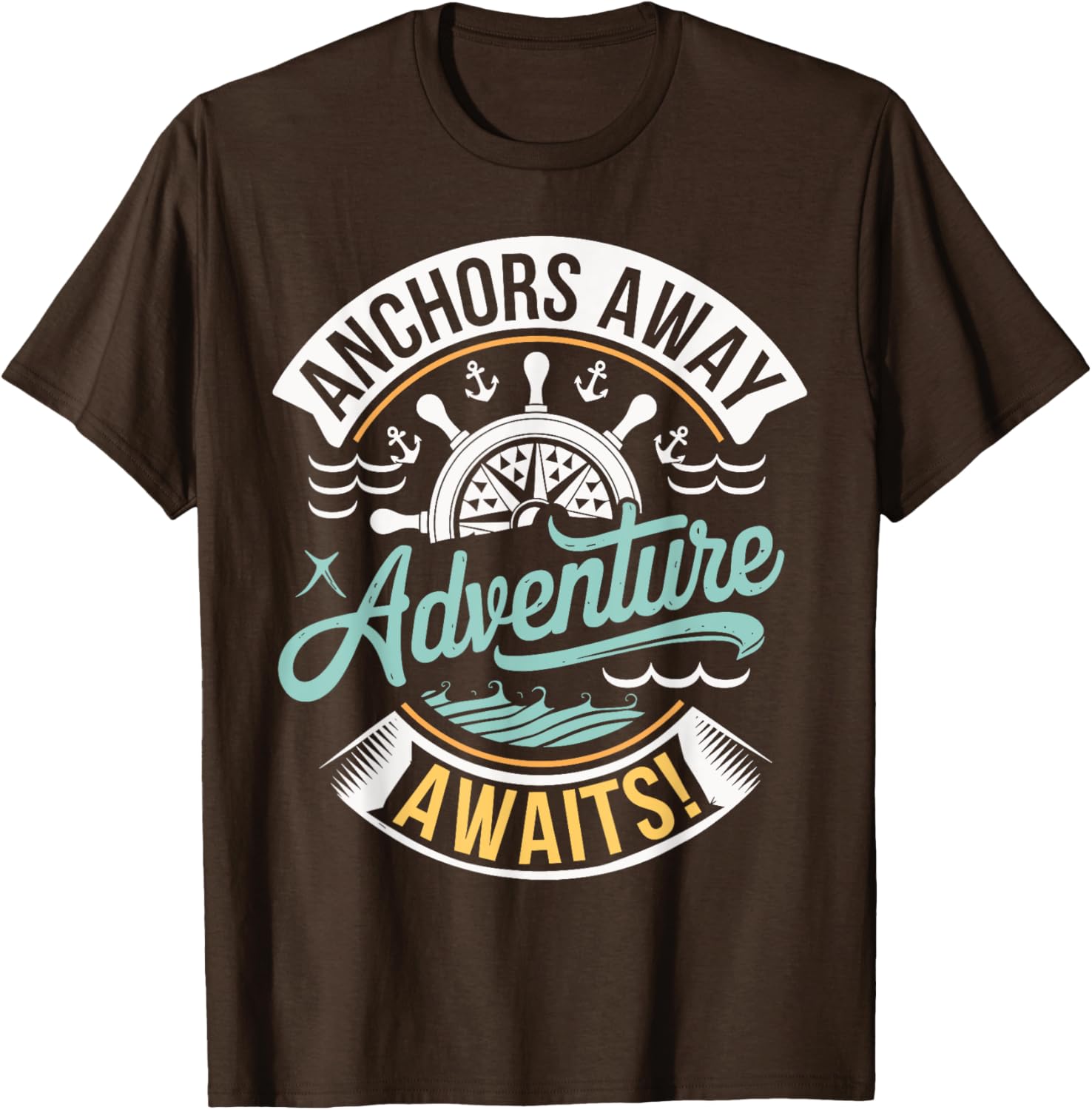Anchors Away Nautical Adventure T-Shirt for Sea Lovers and Explorers - 9