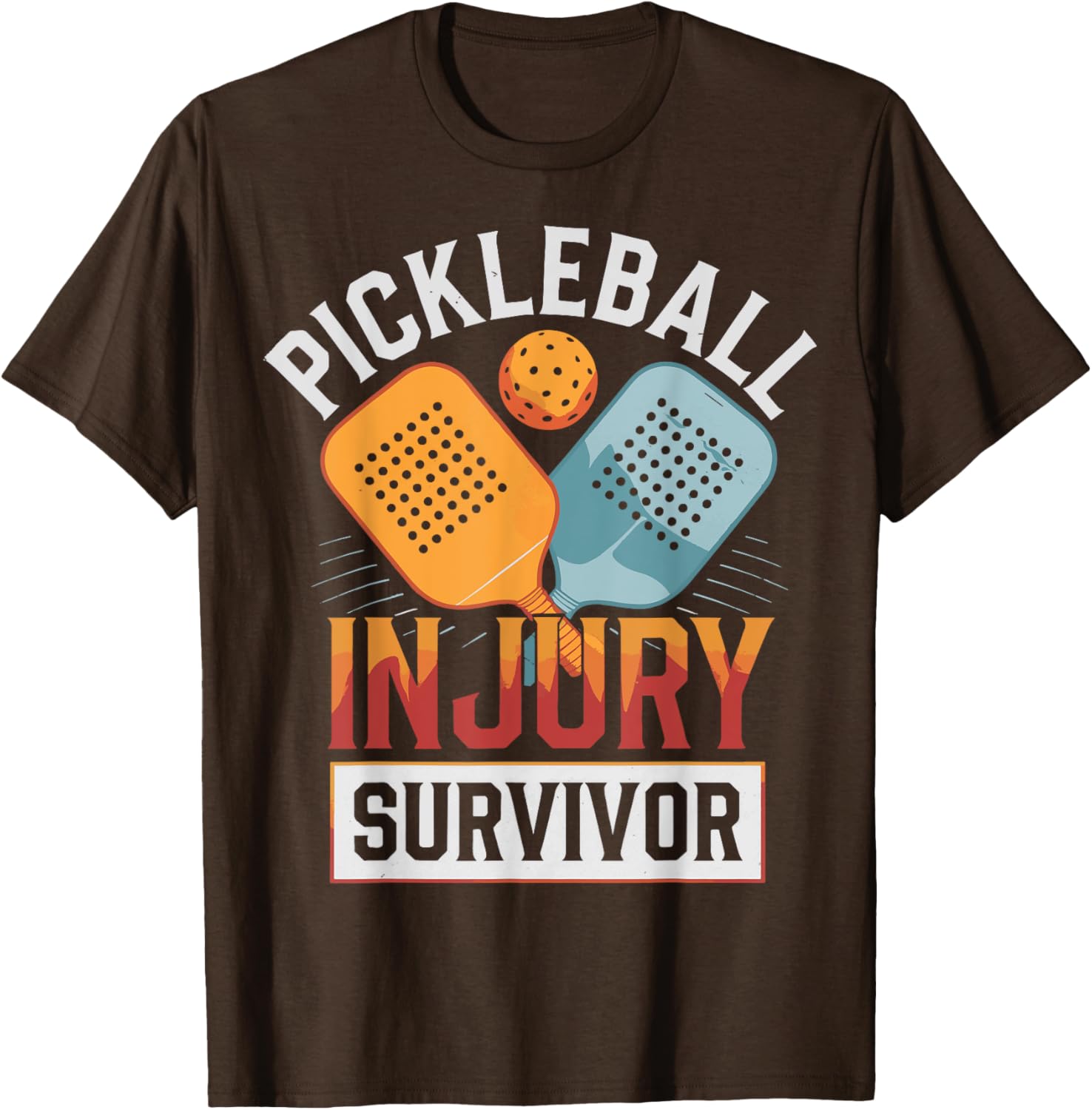 Pickleball Injury Survivor T-Shirt Fun and Stylish Sports Apparel - 21
