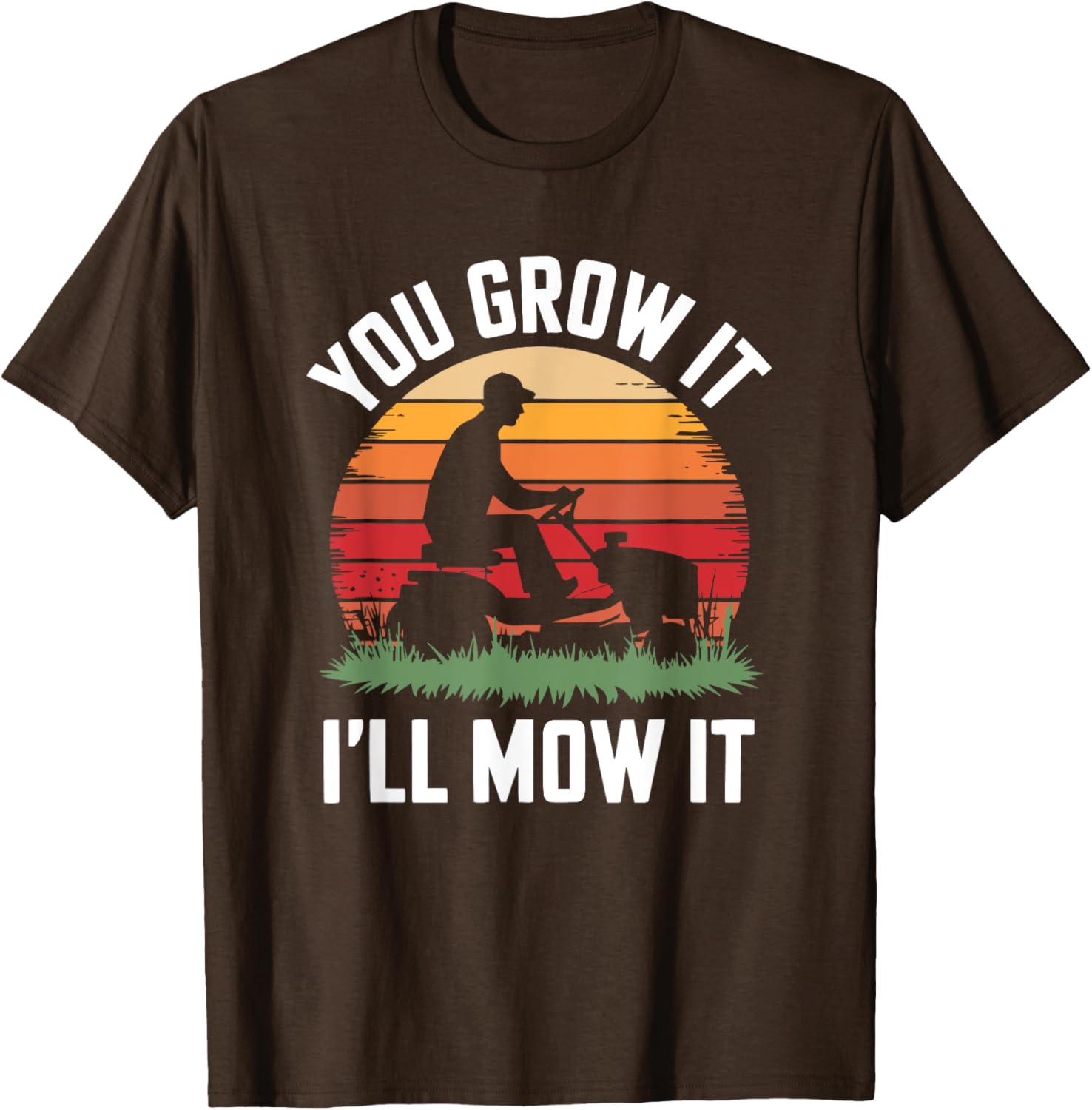 You Grow It I'll Mow It Funny Gardening T-Shirt for Plant Lovers - 2